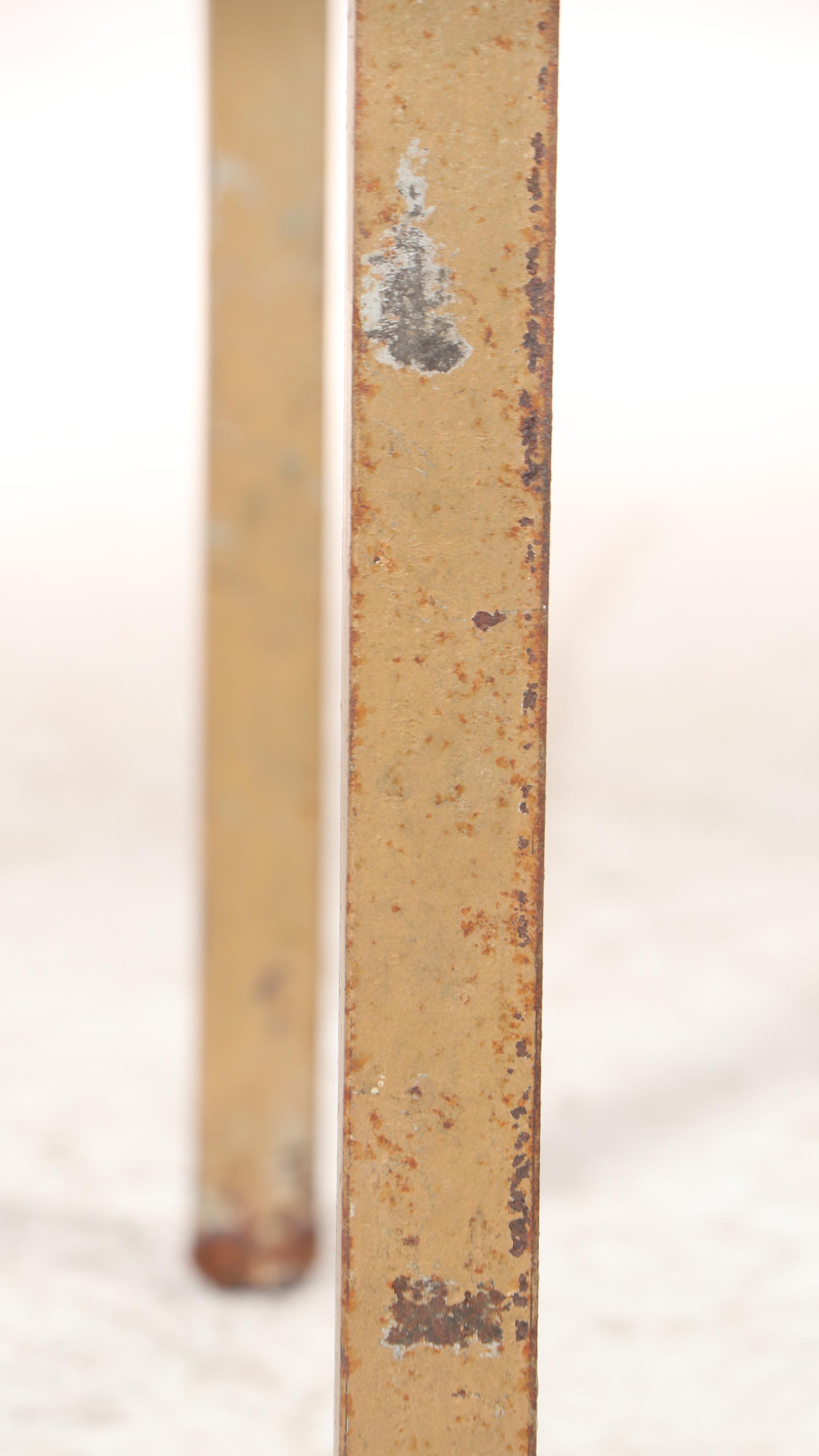 Art Deco Formica Top Iron Hall Table, 1940s