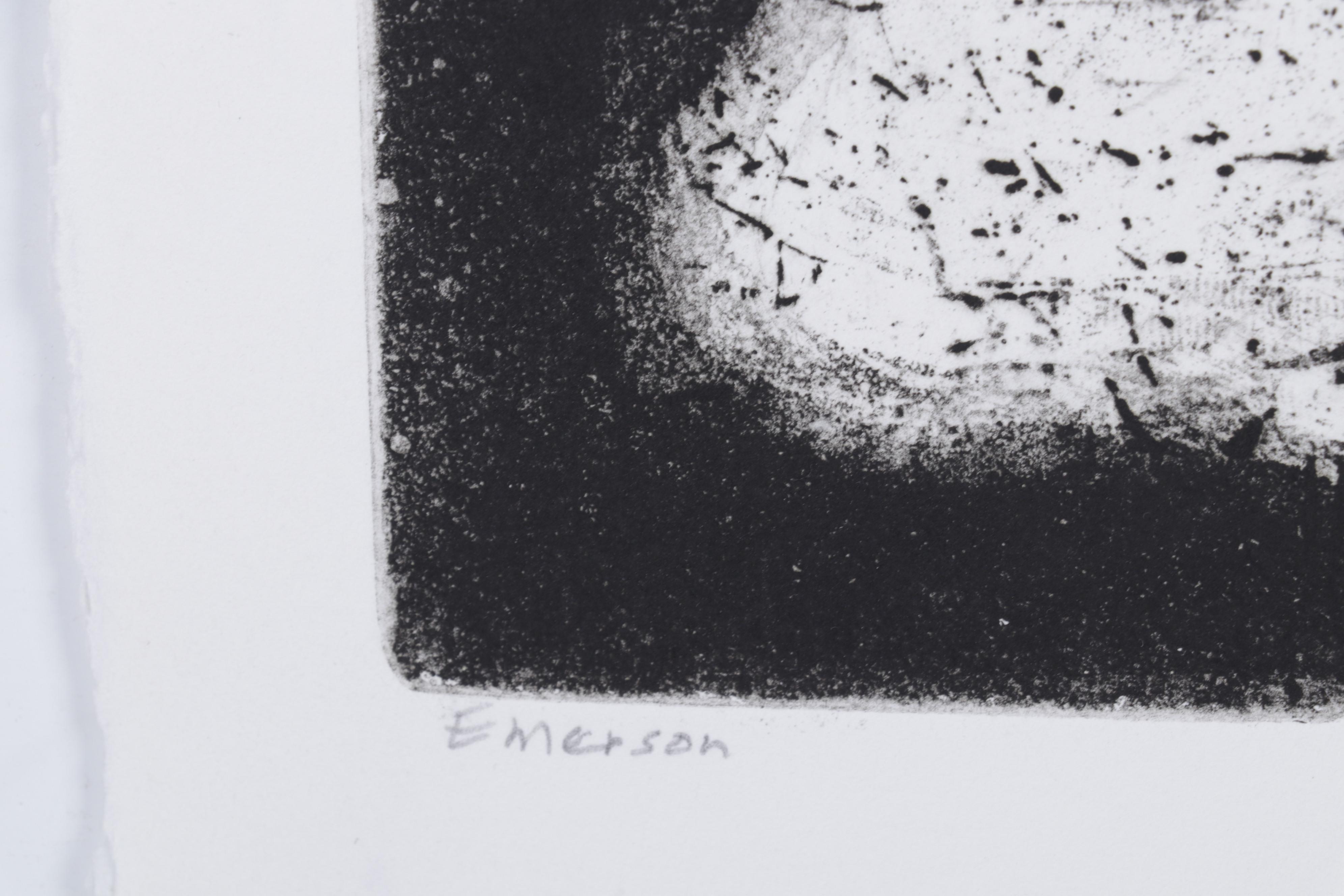 Sidney Chafetz Etching "Emerson," 1978