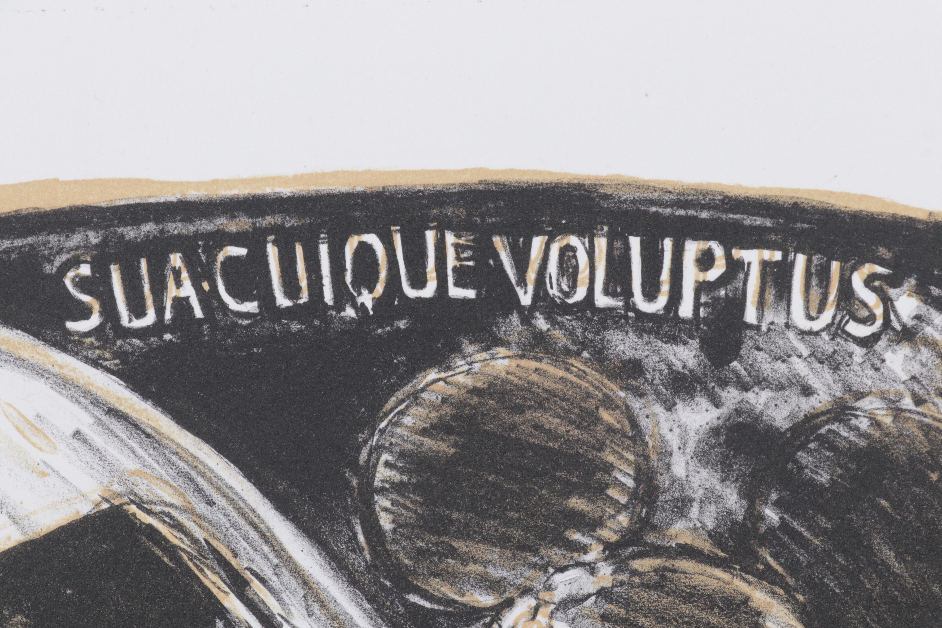 Sidney Chafetz Color Lithograph "Mirror Image," 1996