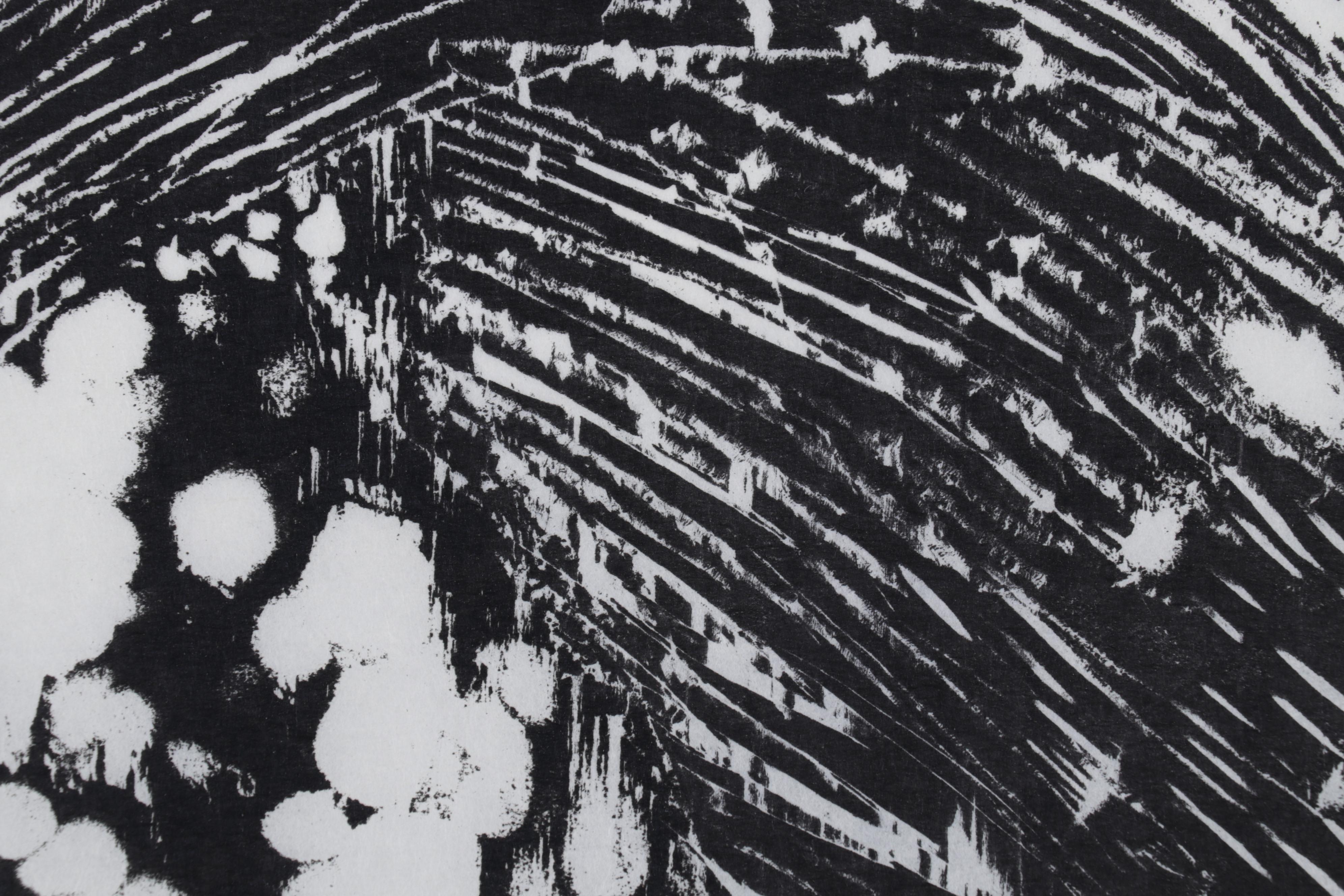 Sidney Chafetz Woodcut "A. J. Muste," 1967