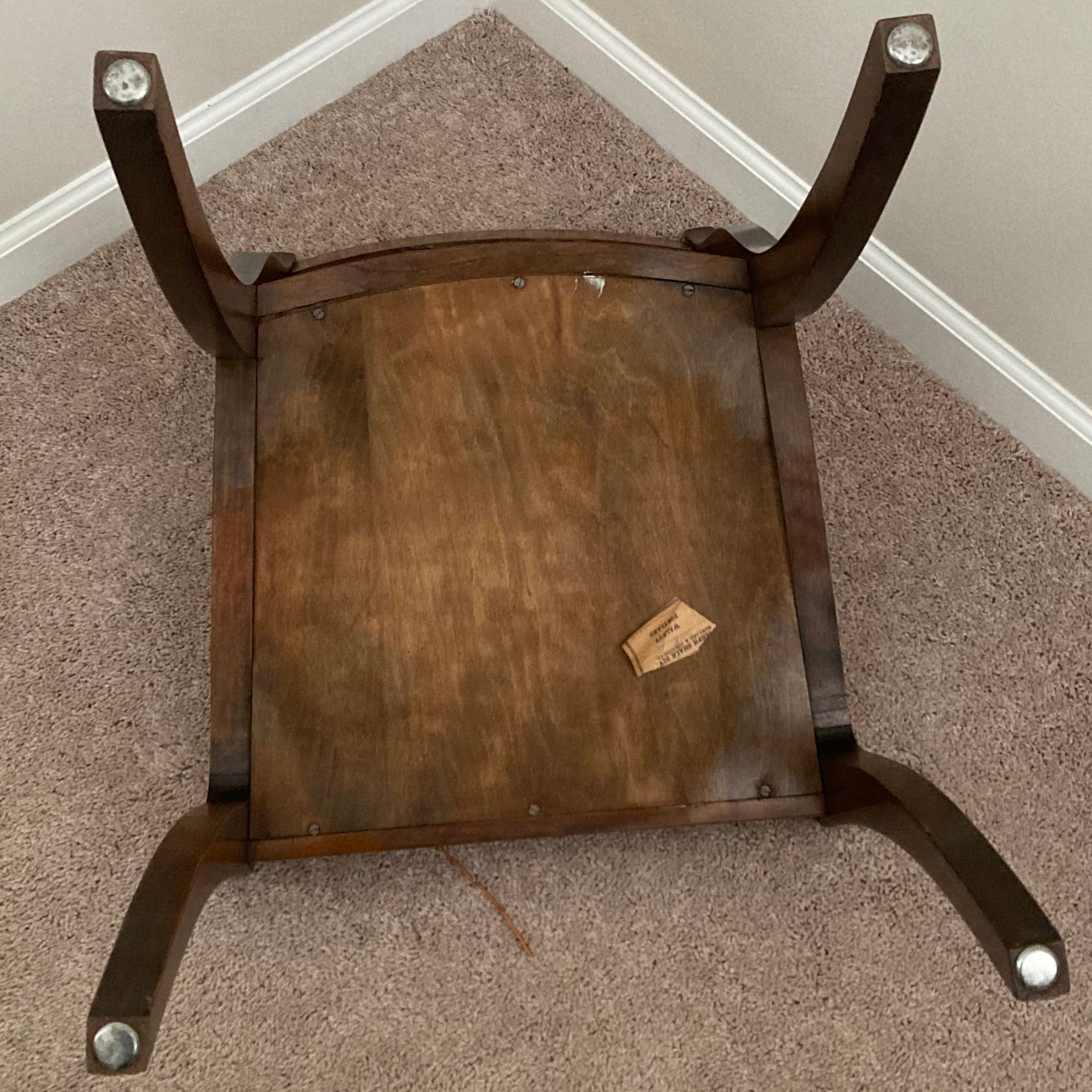 1959 Steinway & Sons Walnut Model L Baby Grand Piano with Lyre Back Chairs