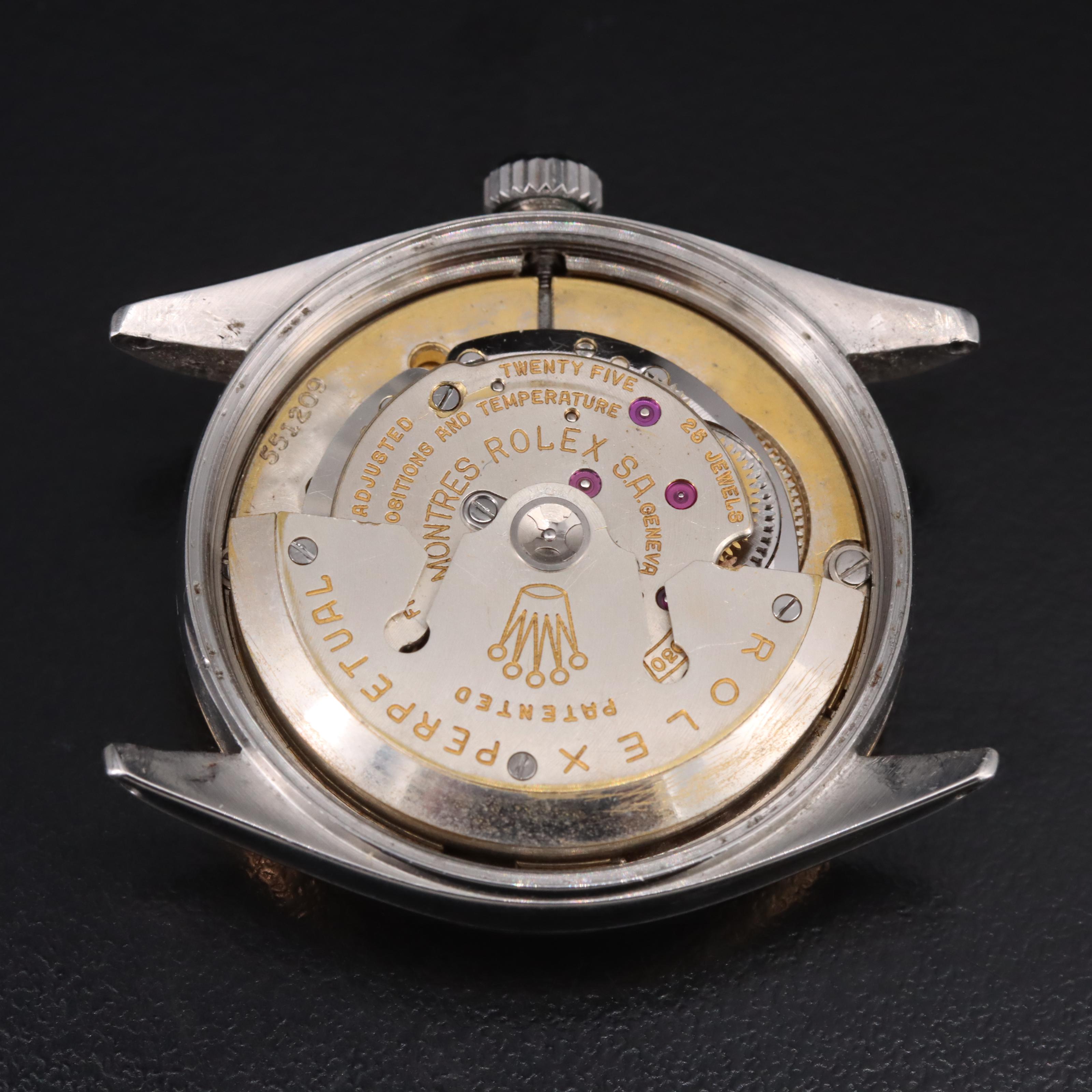 1955 Rolex Oyster Perpetual Officially Certified Chronometer Watch