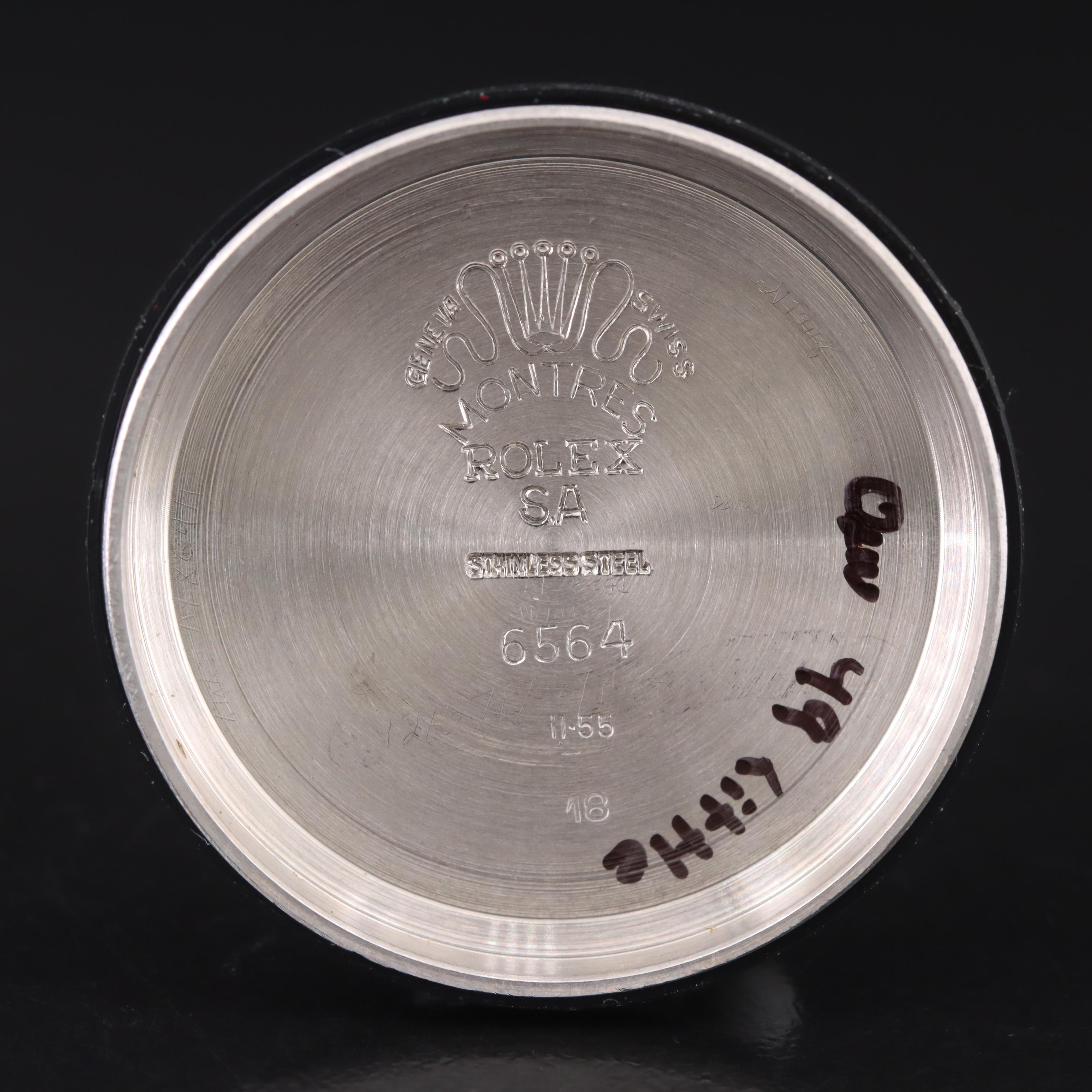 1955 Rolex Oyster Perpetual Officially Certified Chronometer Watch