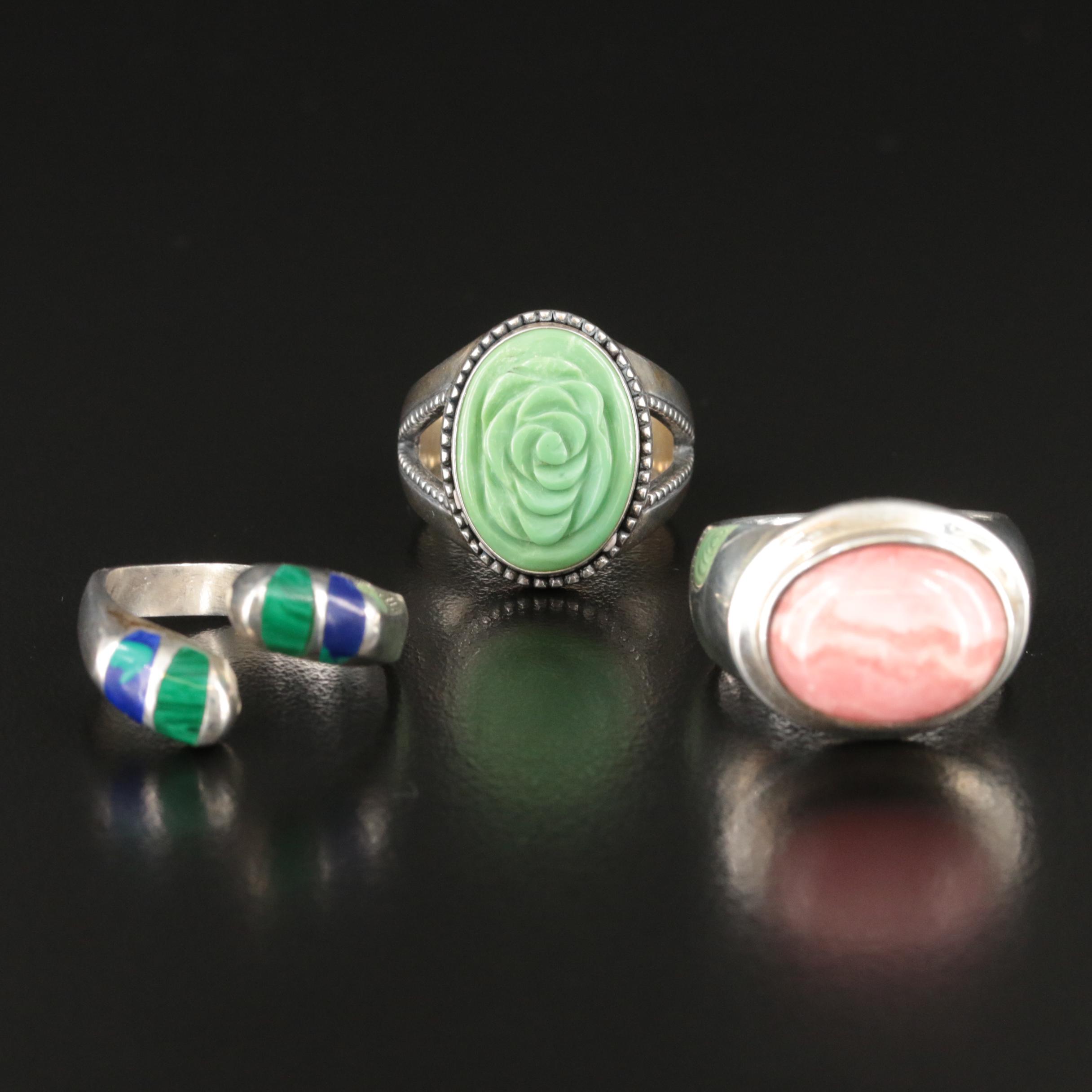 Carolyn Pollack for Relios Featured in Sterling Ring Trio