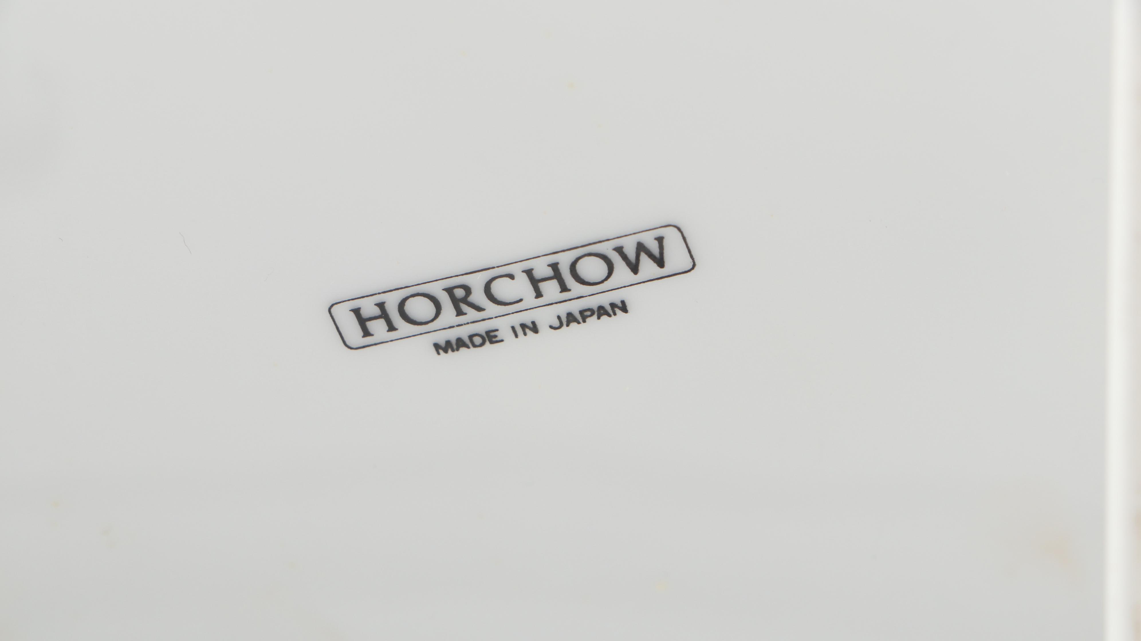 Horchow "Botanical Herb Seed" Porcelain Salad Plates