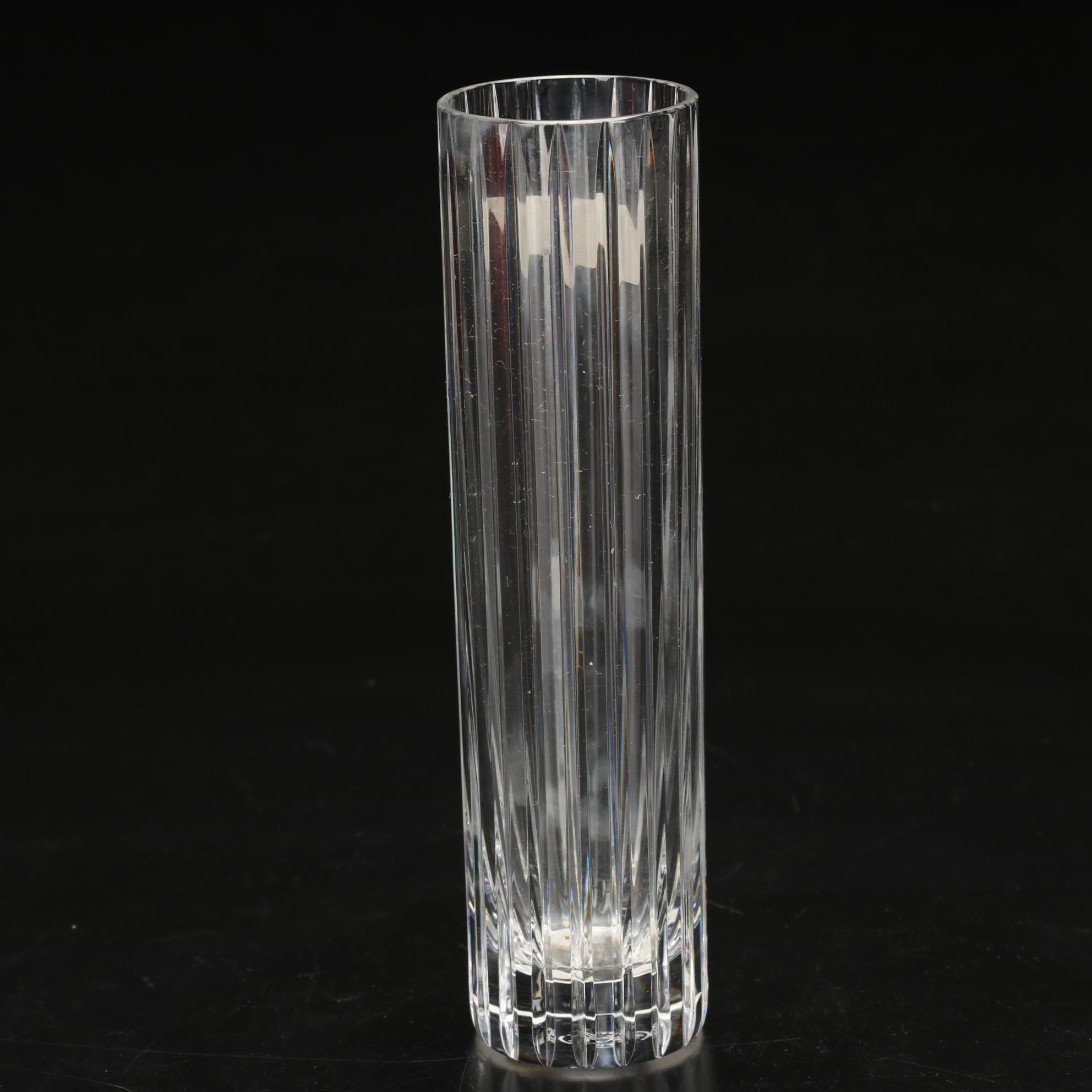 Baccarat "Harmony" Single-Flower Crystal Vase with Presentation Box