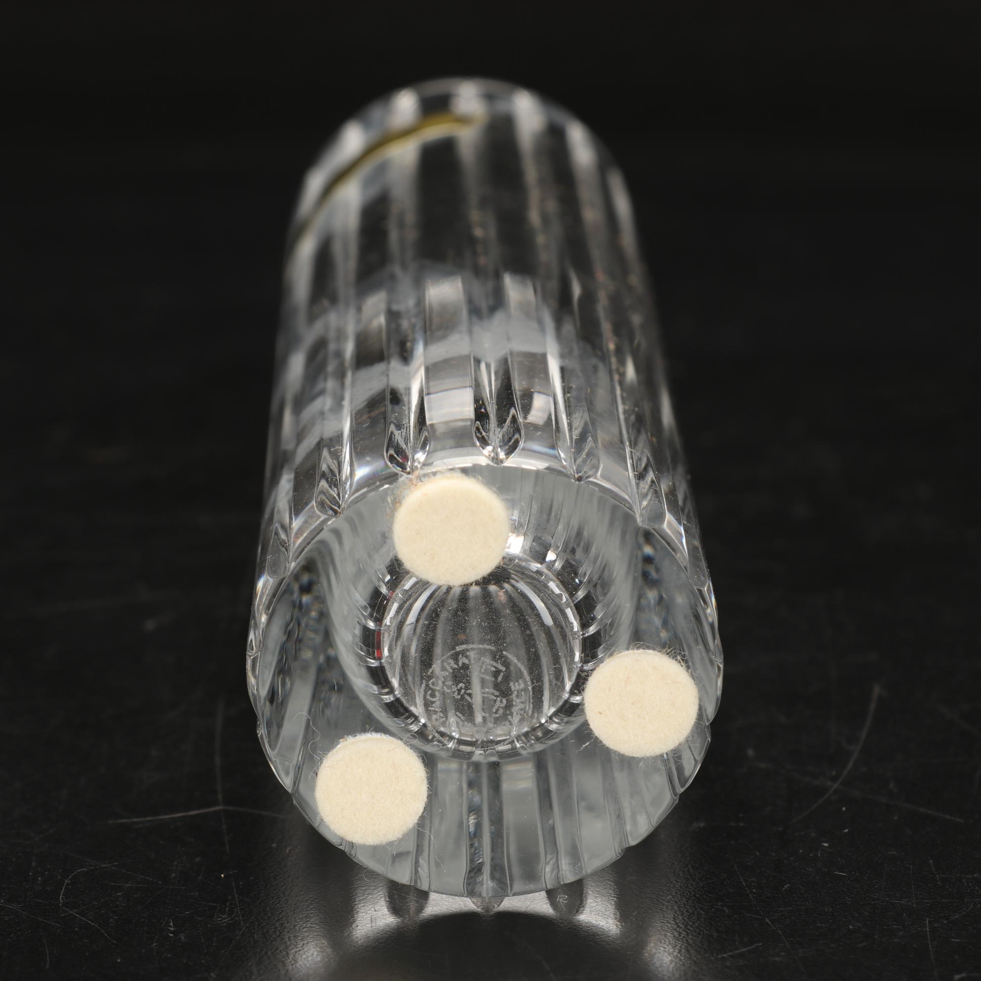 Baccarat "Harmony" Single-Flower Crystal Vase with Presentation Box