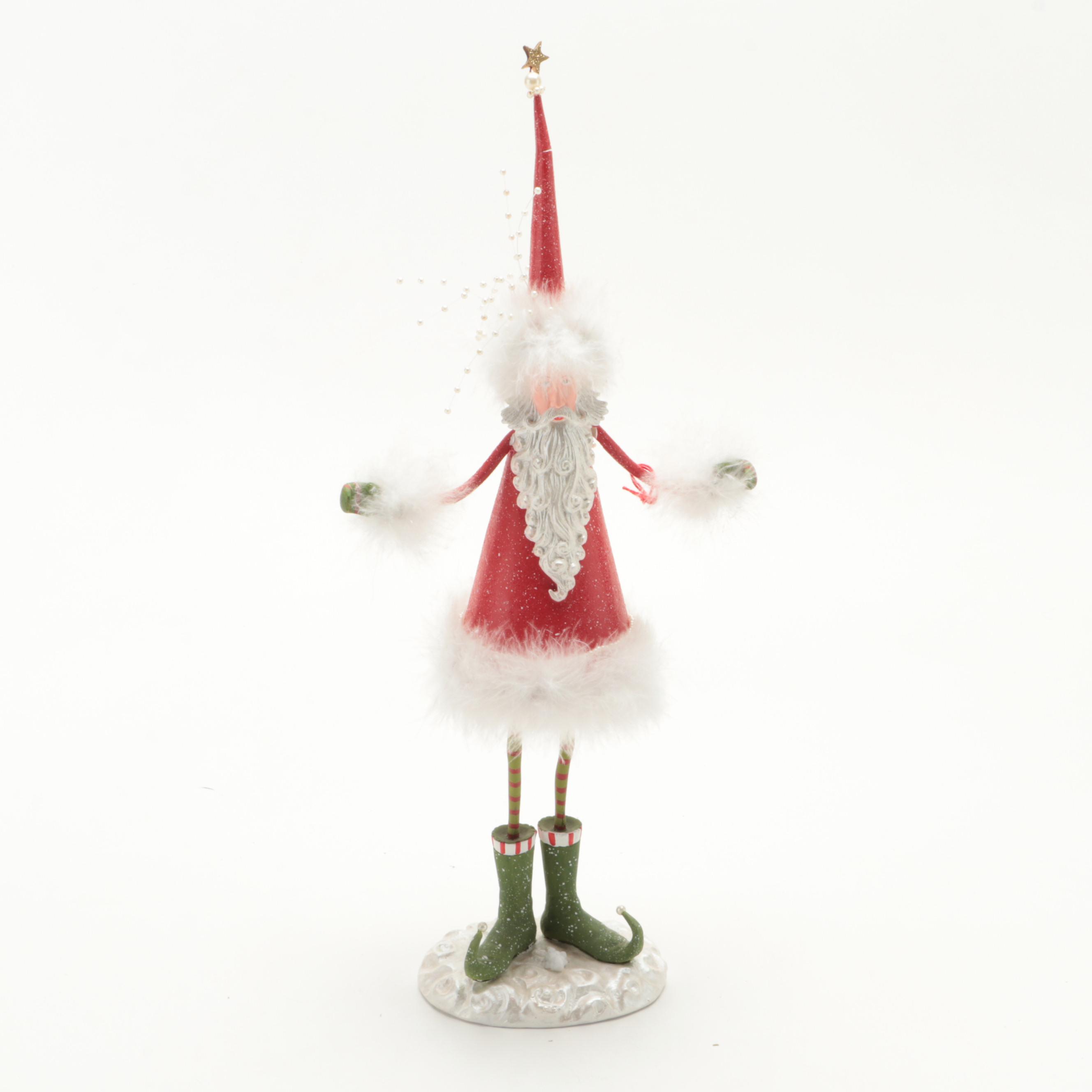Department 56 Patience Brewster Santa Holding Trees Figurine