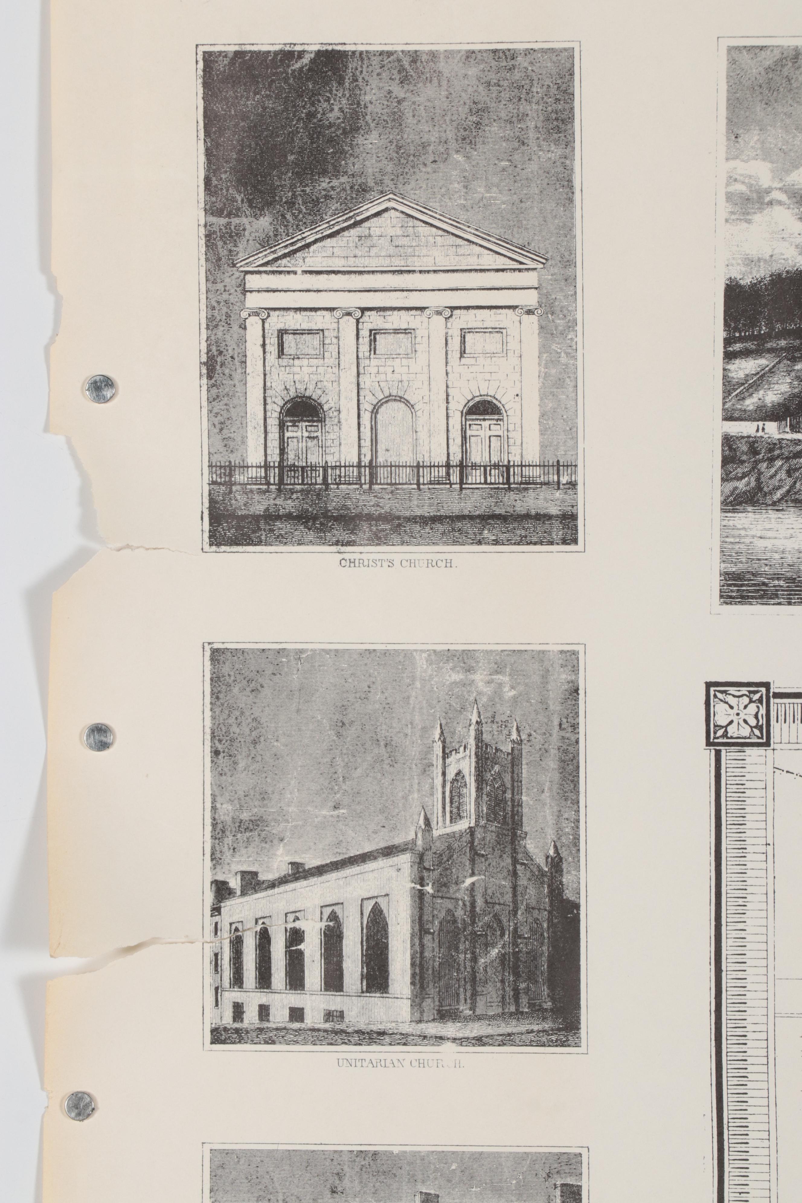 Lithograph Reproduction "Topographical Map of the City of Cincinnati"
