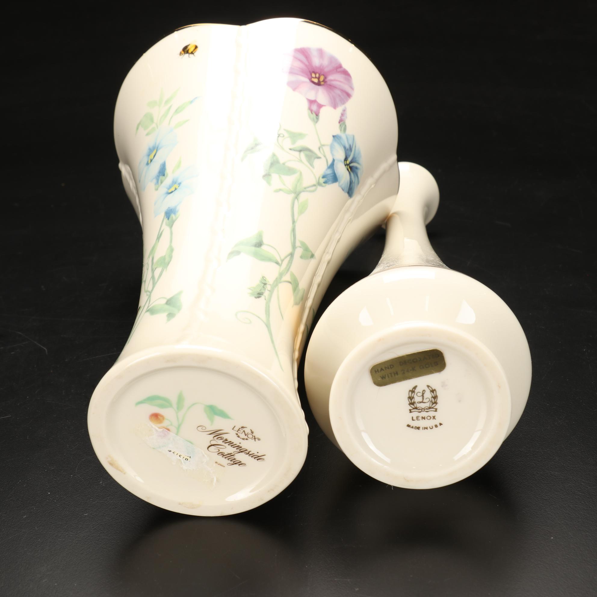 Pukeberg Swedish Glass Pipe Rest, JG Durand, Belleek, Lenox Vases and More