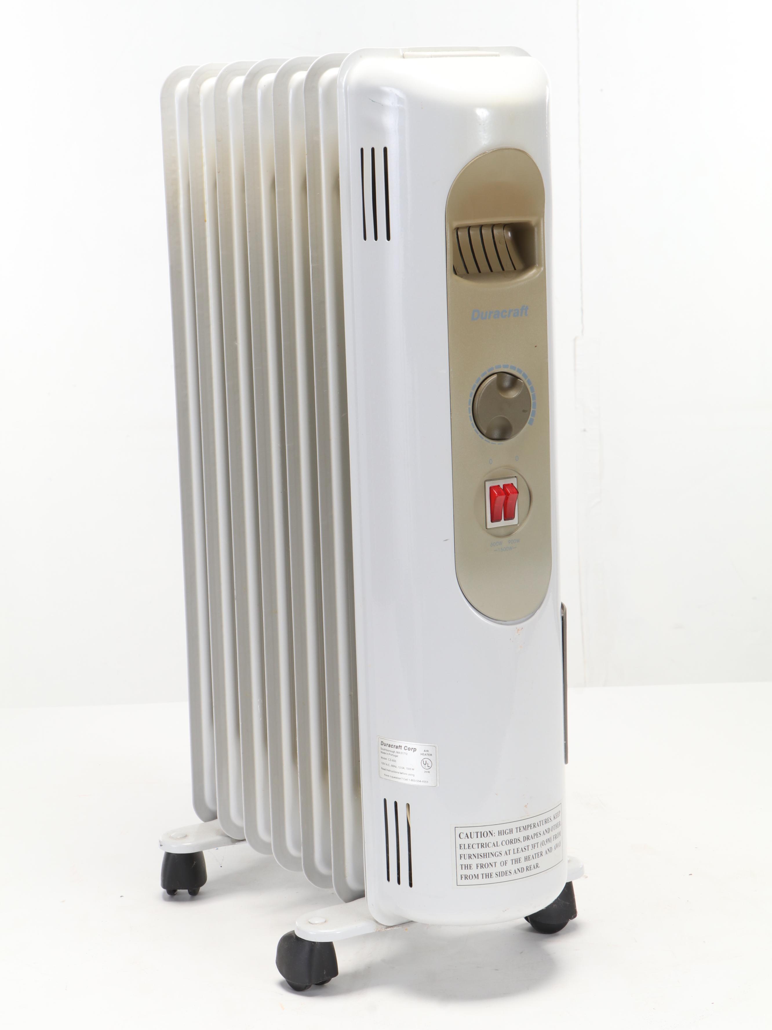 Dura-Craft Standing Oil Heater With Lakewood Floor Fan