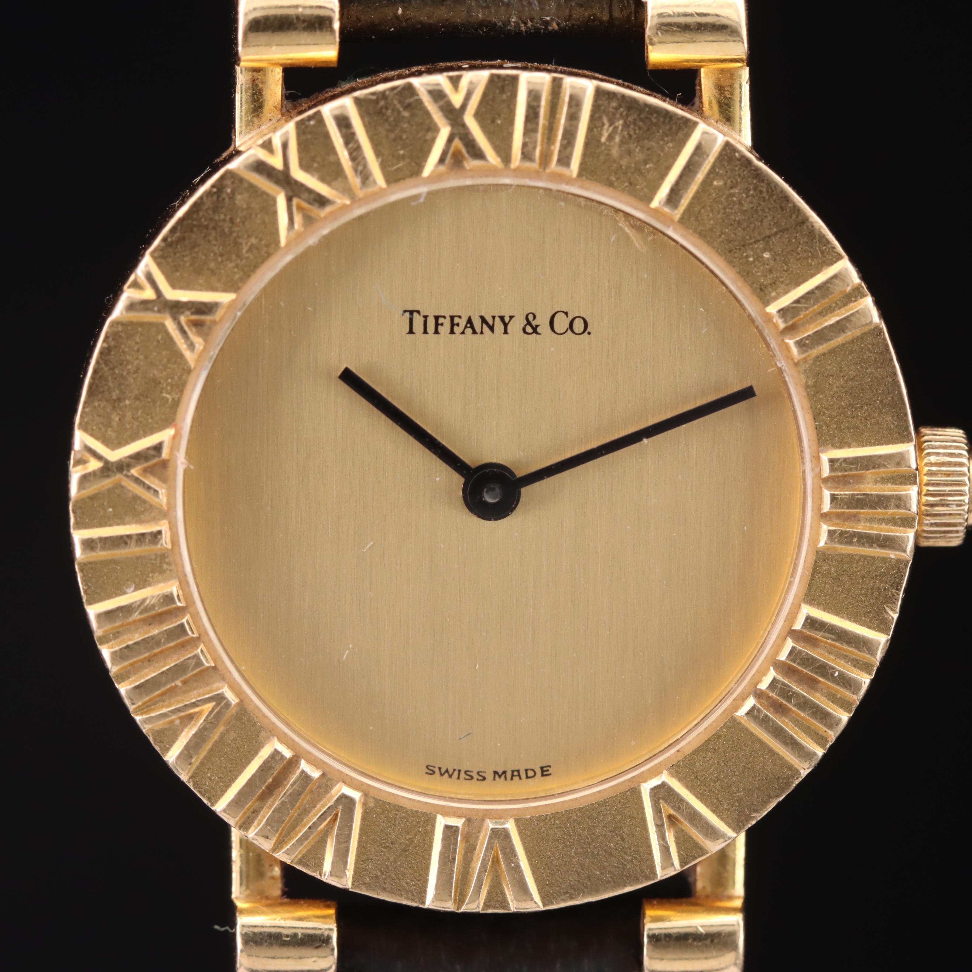 Tiffany & Co. Atlas 18K Quartz Watch