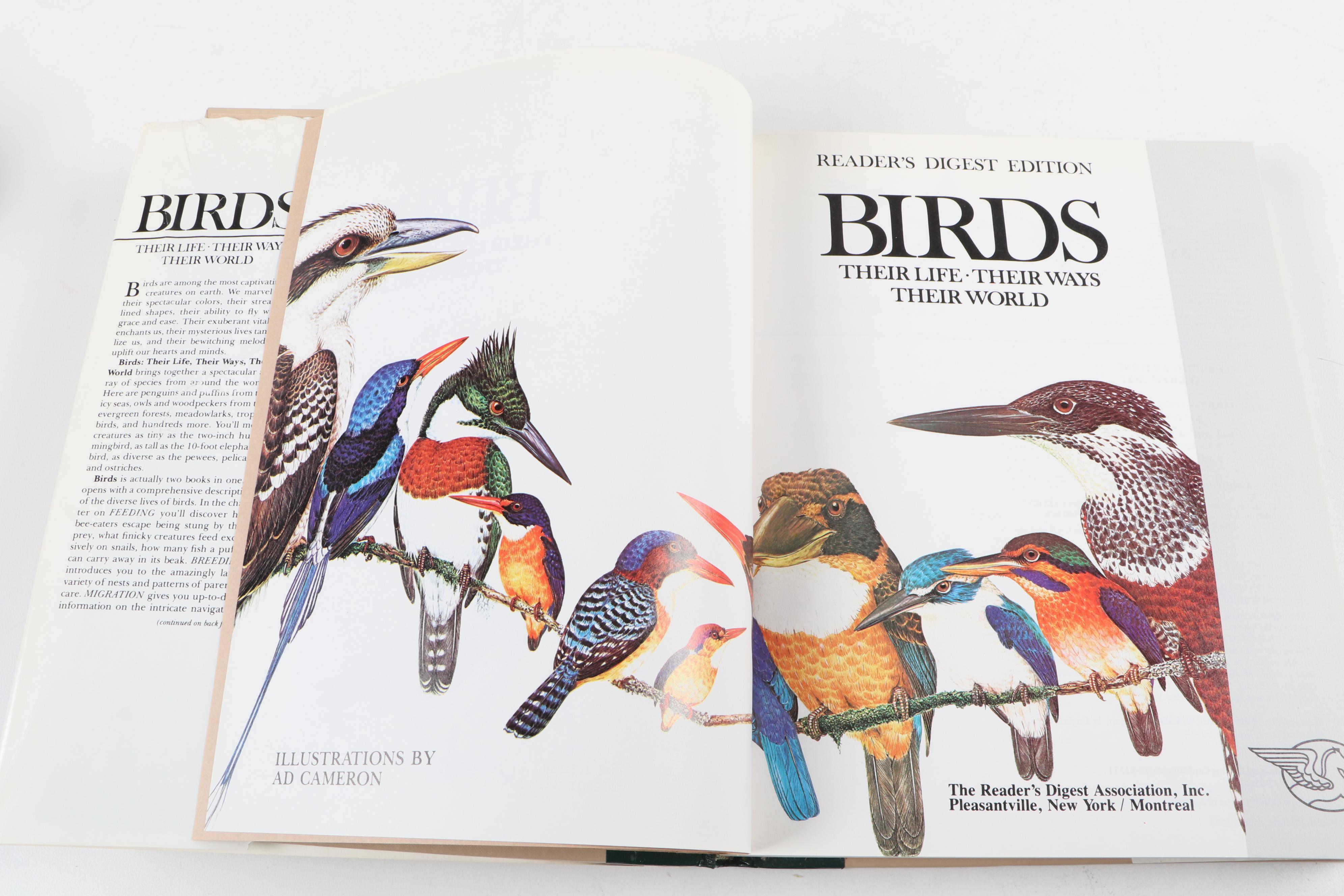 First Edition "Birds: Their Life, Their Ways, Their World" with Other Bird Books