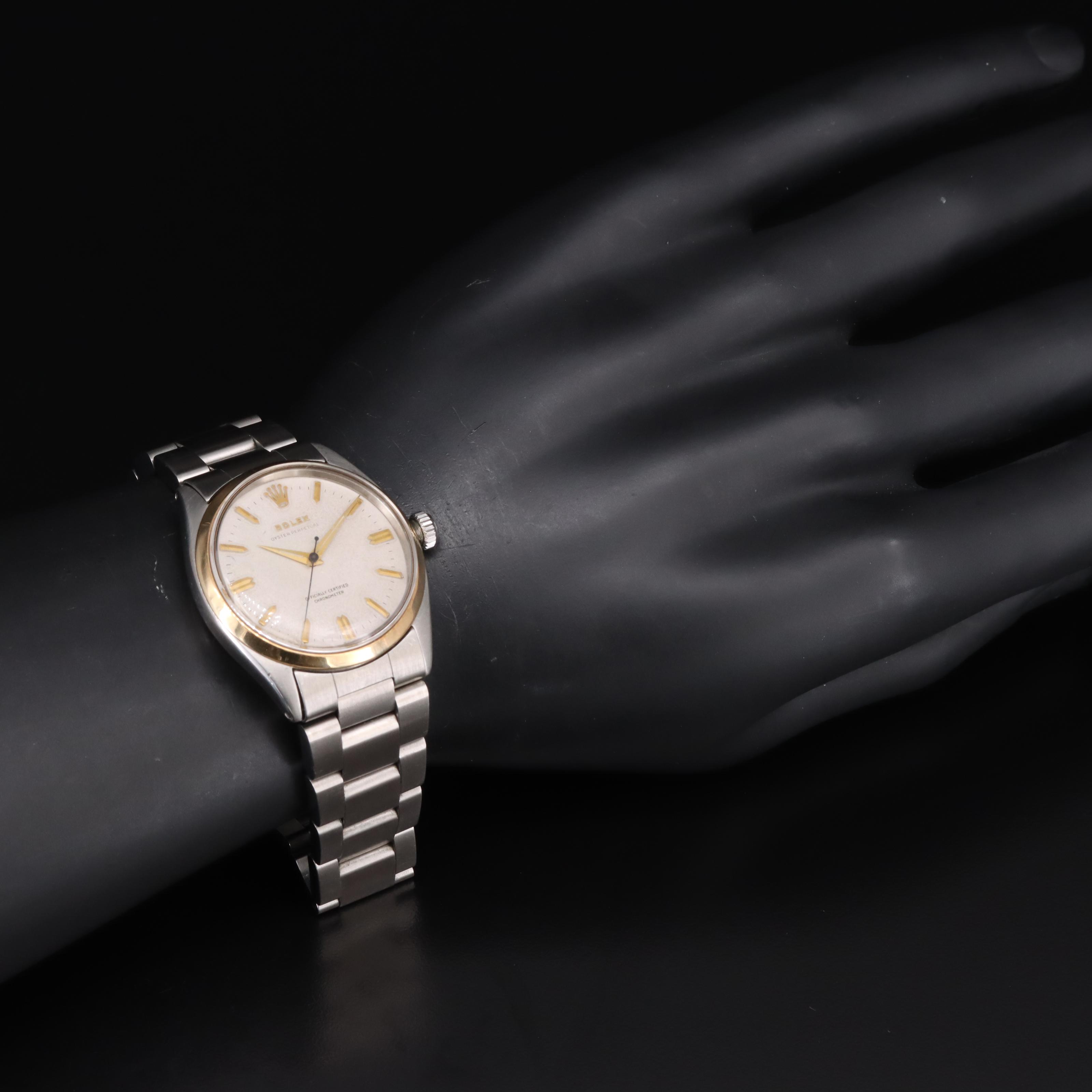 1955 Rolex Oyster Perpetual Officially Certified Chronometer Watch