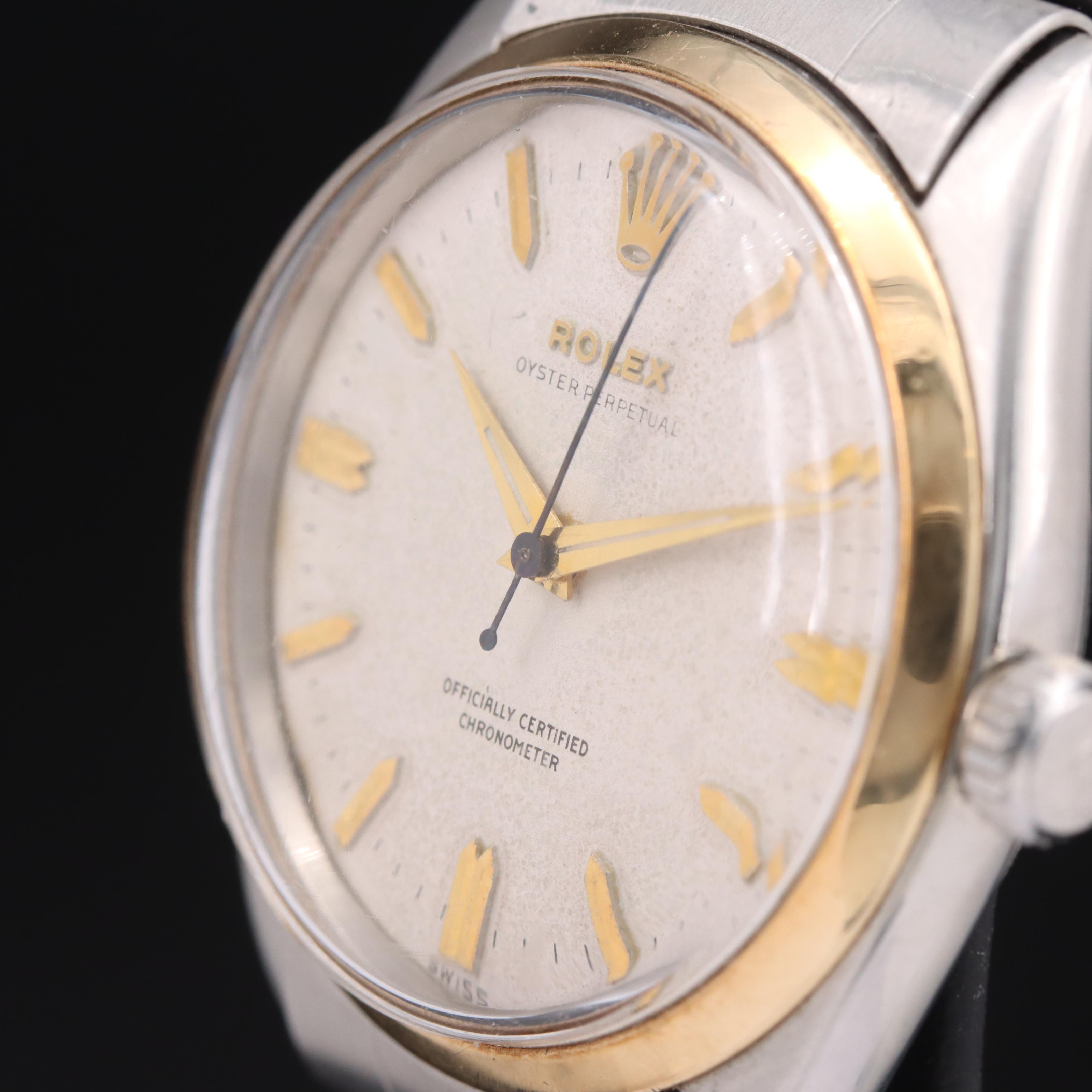 1955 Rolex Oyster Perpetual Officially Certified Chronometer Watch