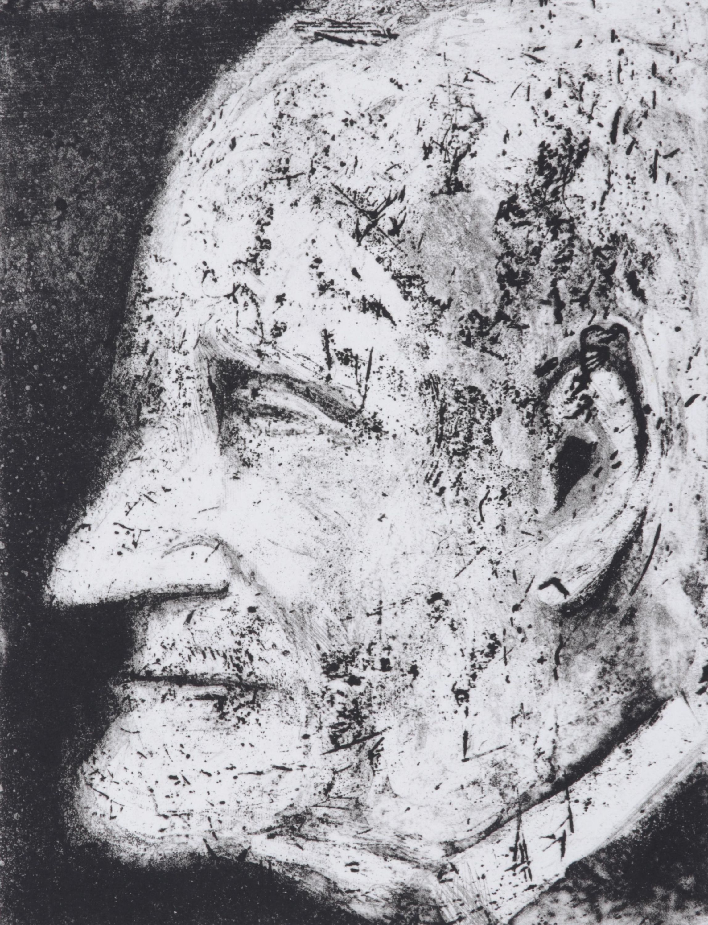 Sidney Chafetz Etching "Emerson," 1978