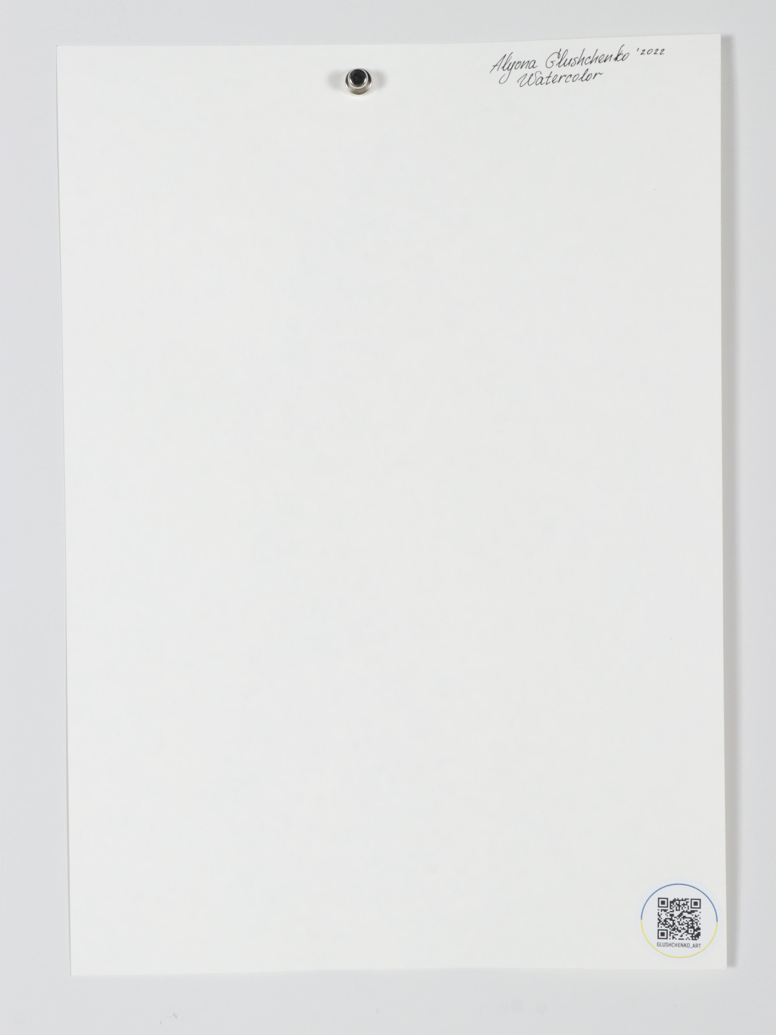 Alyona Glushchenko Figural Watercolor Painting, 2022