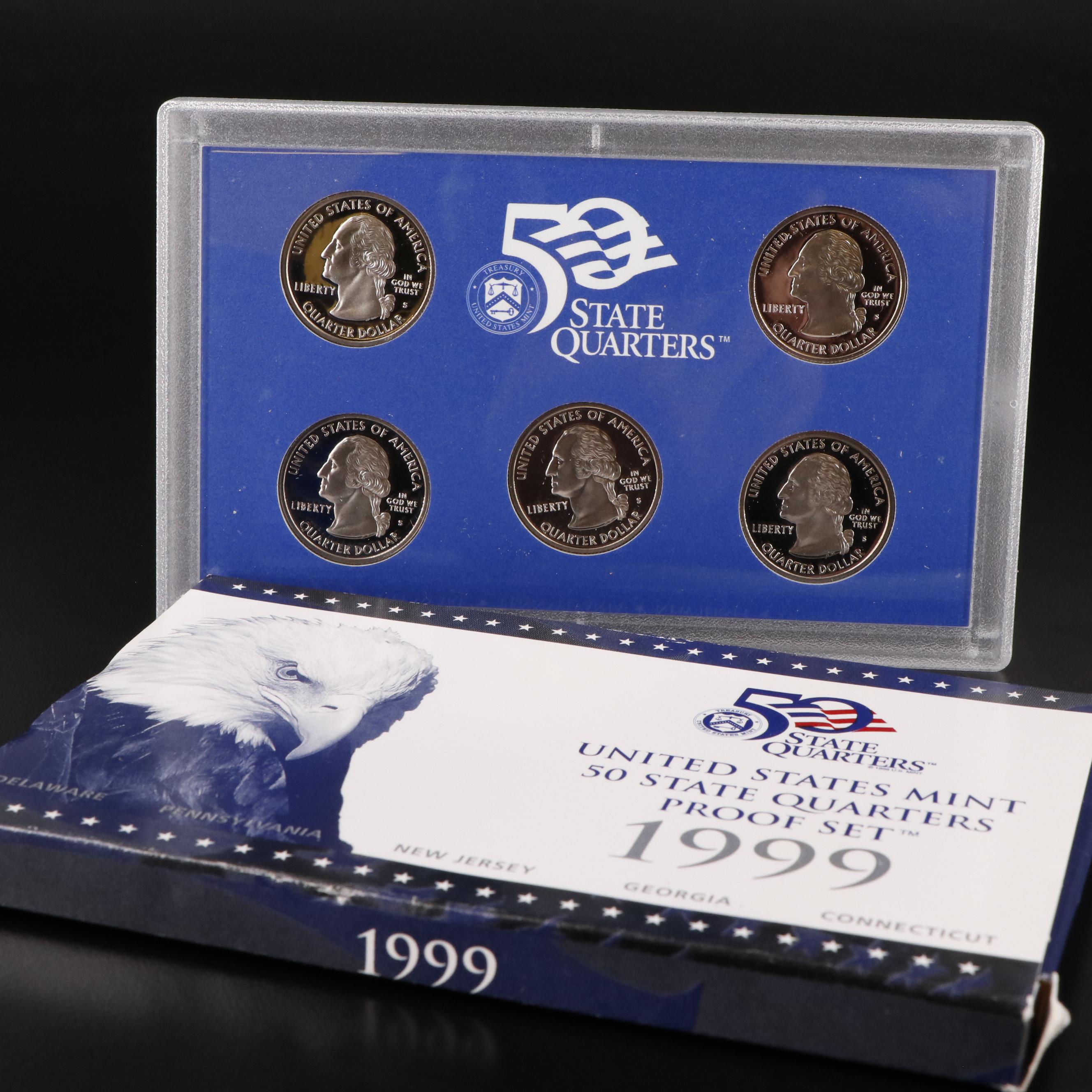 Complete Set of Fifty Proof State Quarters, 1999–2009