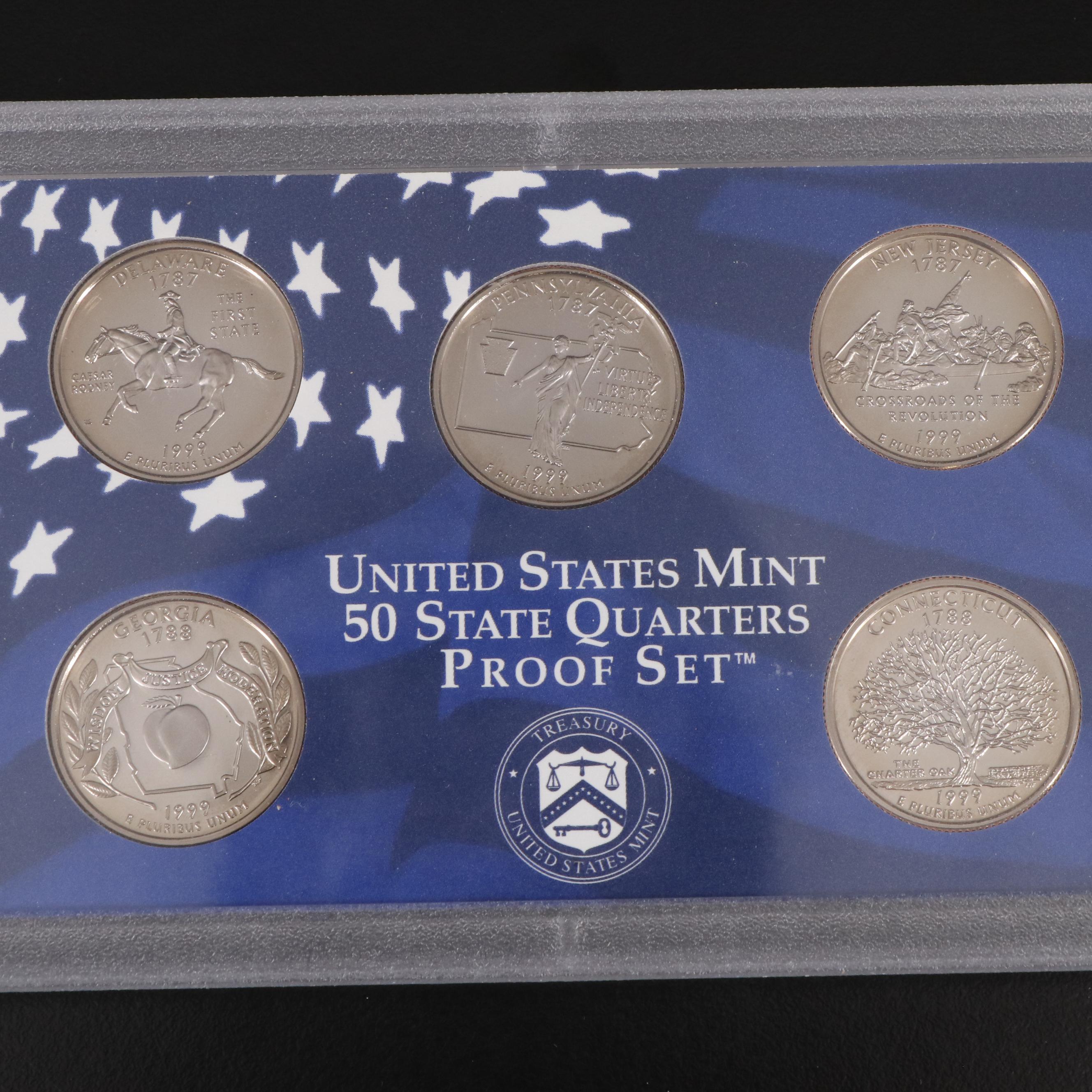 Complete Set of Fifty Proof State Quarters, 1999–2009