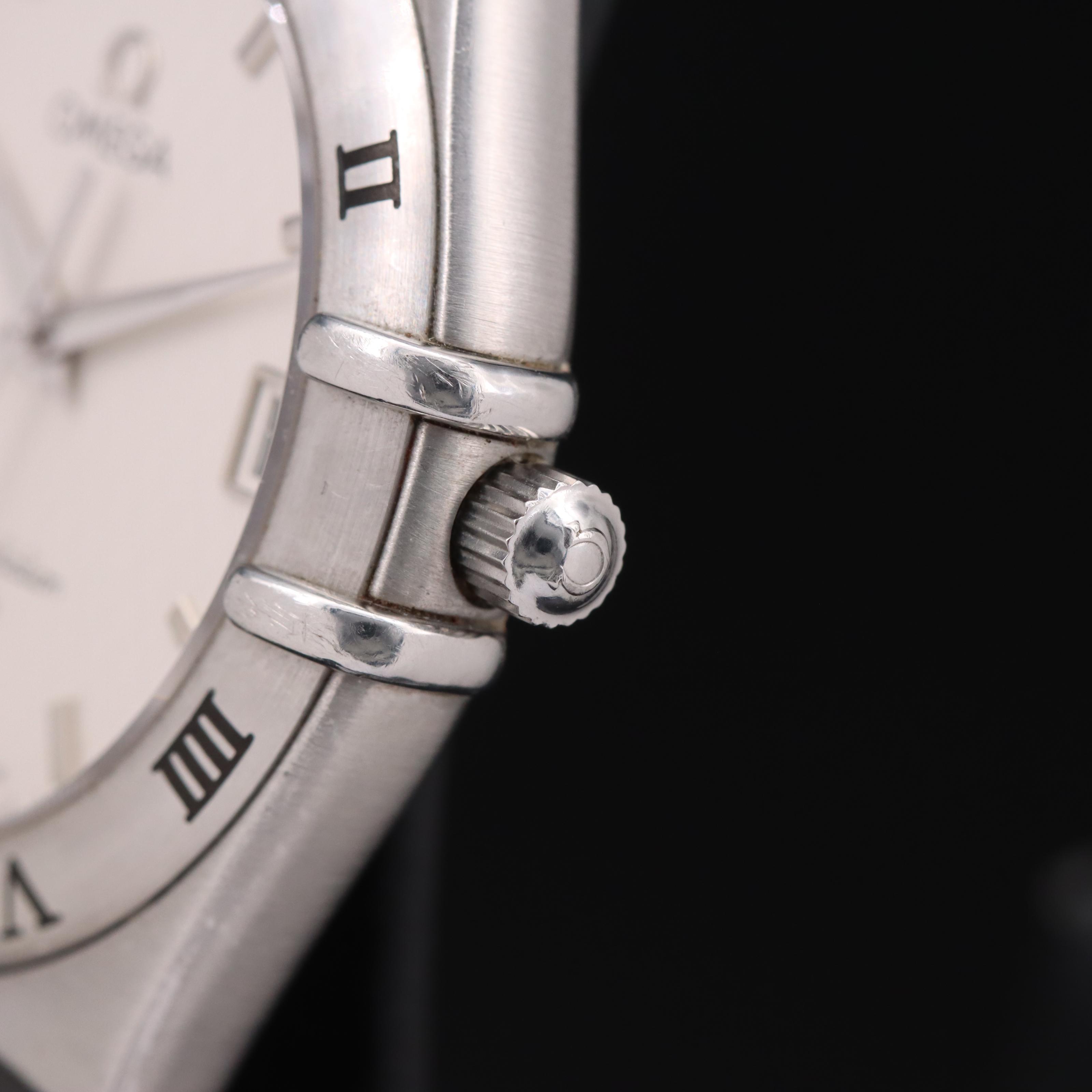 Omega Constellation Date Stainless Steel Quartz Watch