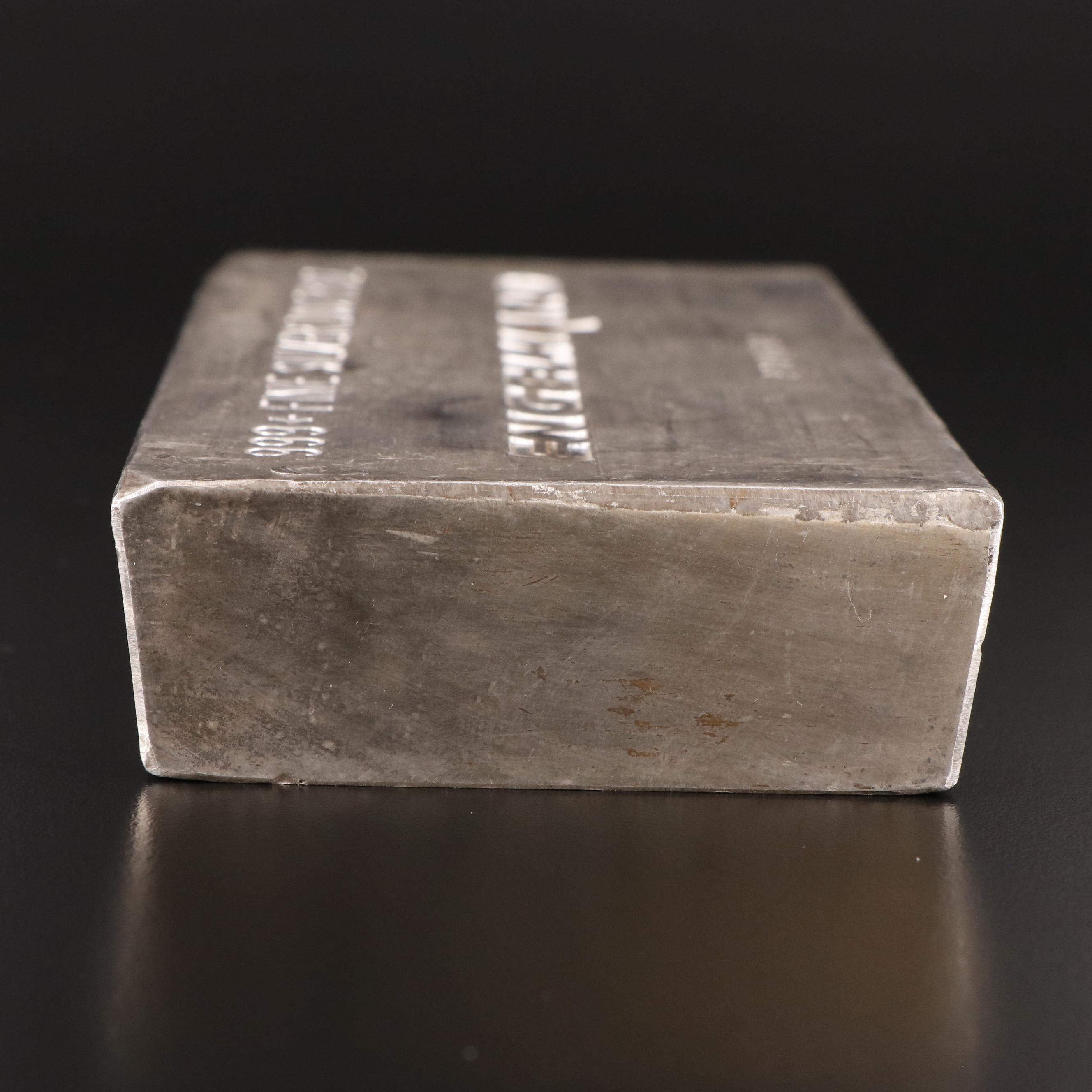 Engelhard One Hundred Troy Ounce .999 Fine Silver Bar