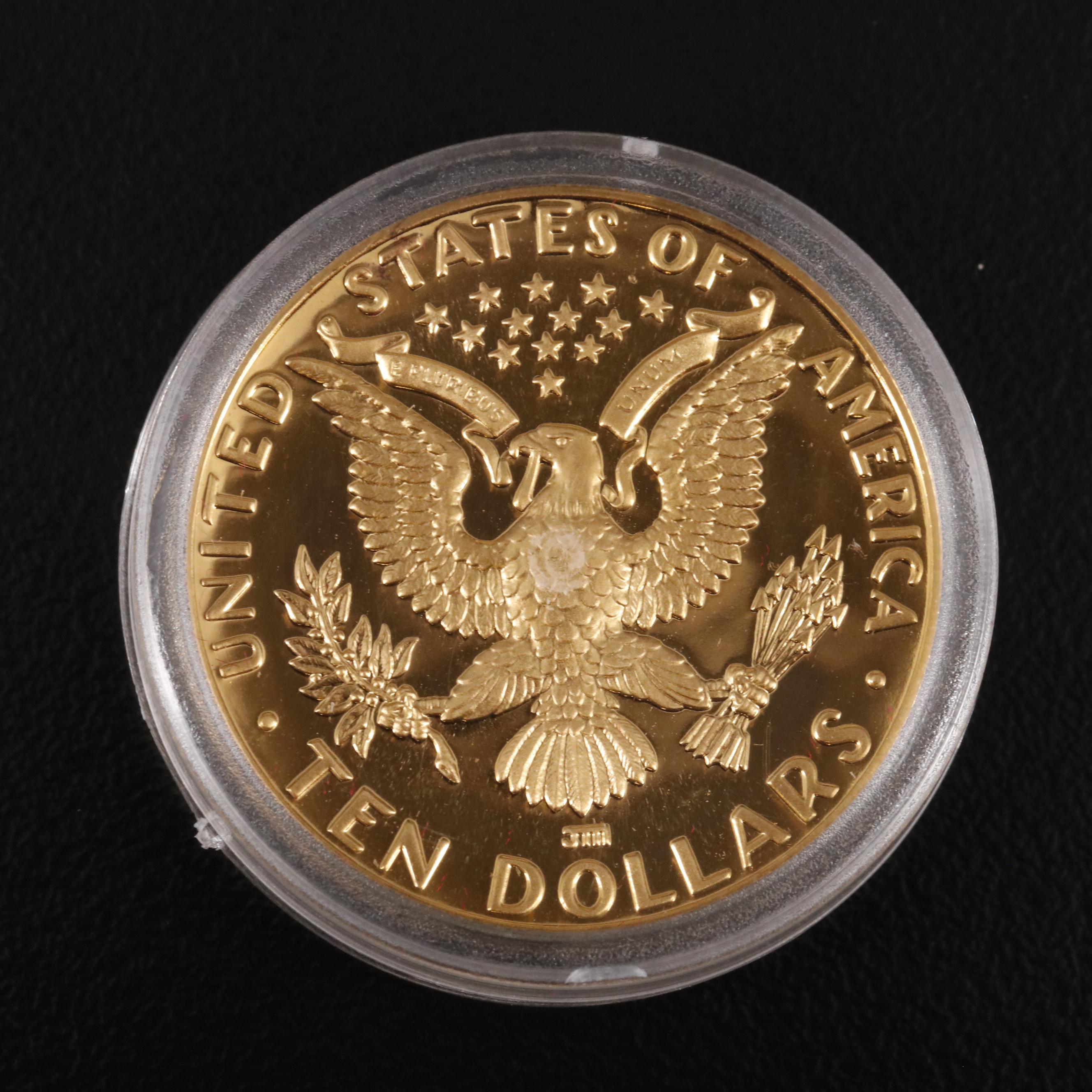 1984 Olympic Commemorative Proof Coin Set Including Gold Coin