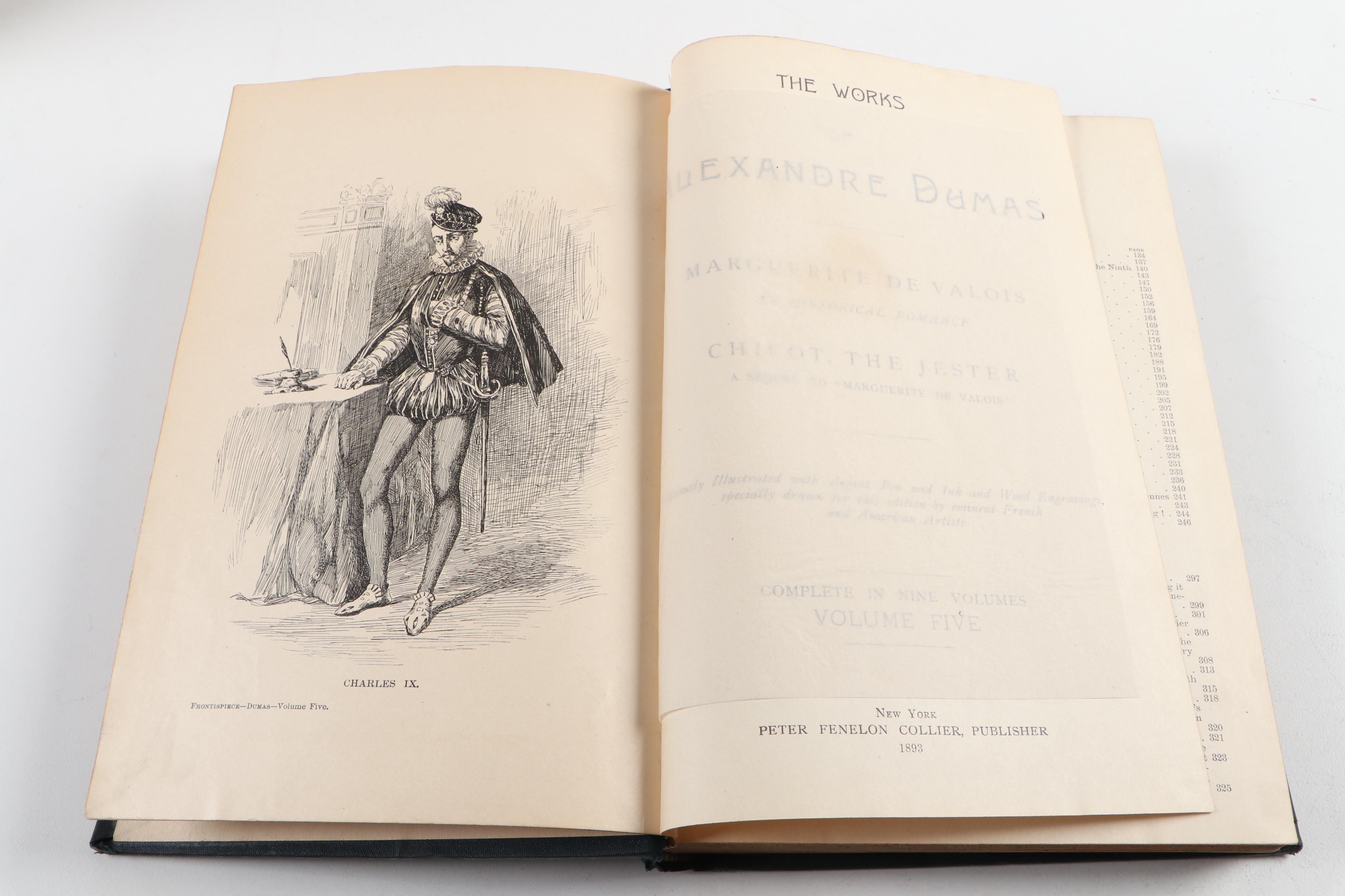 "Works of Alexandre Dumas", 1893