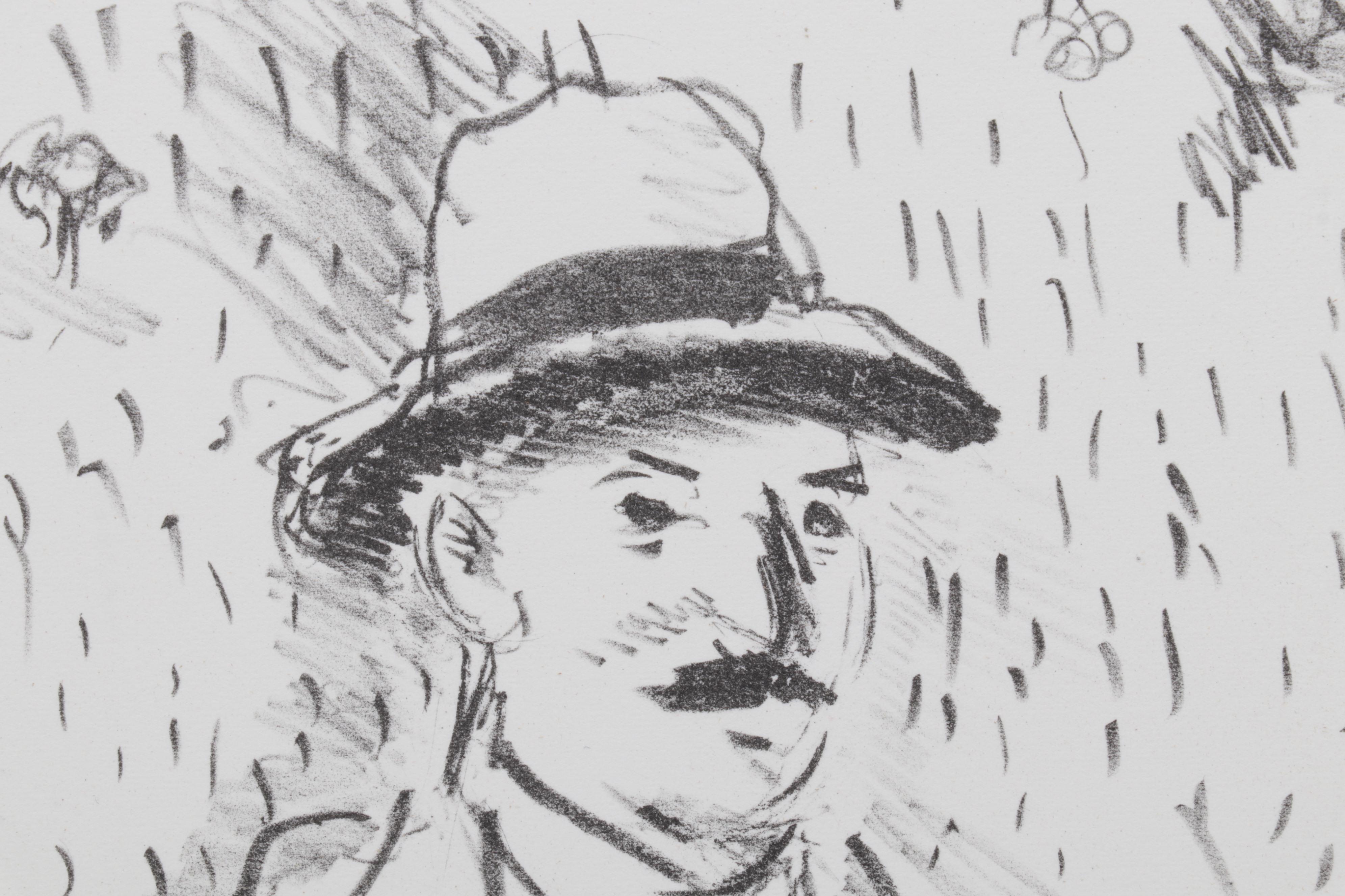 Sidney Chafetz Lithograph "Nathanael West," 1981