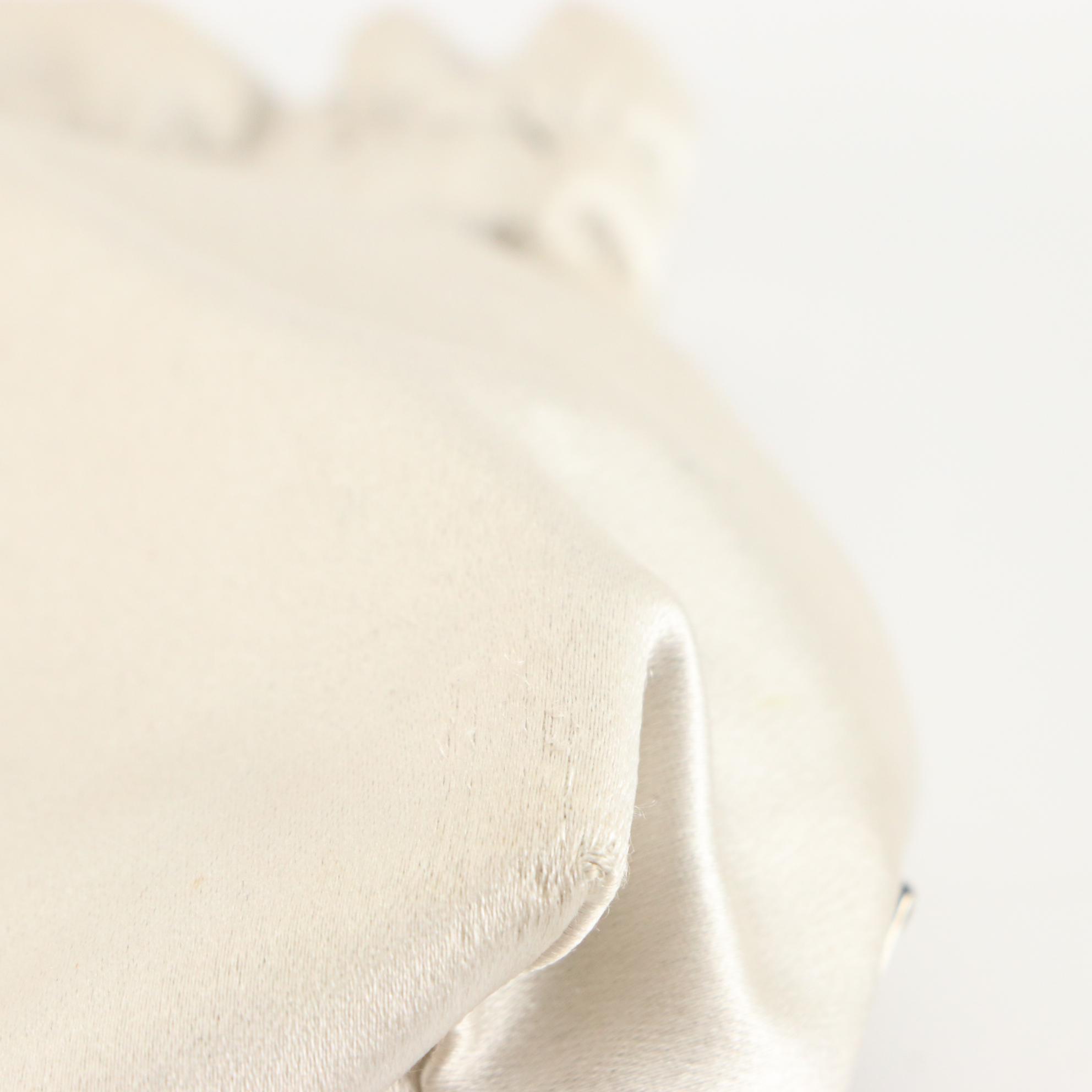 Prada Satin Ruffle Clutch