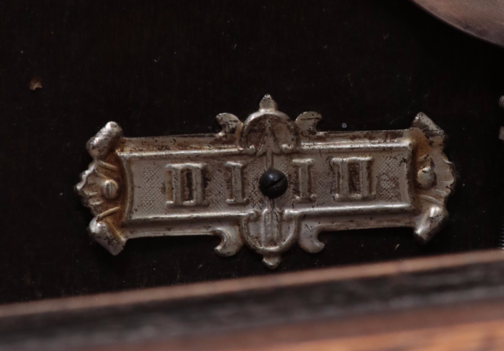 German Wooden Wall Clock, Early 20th Century