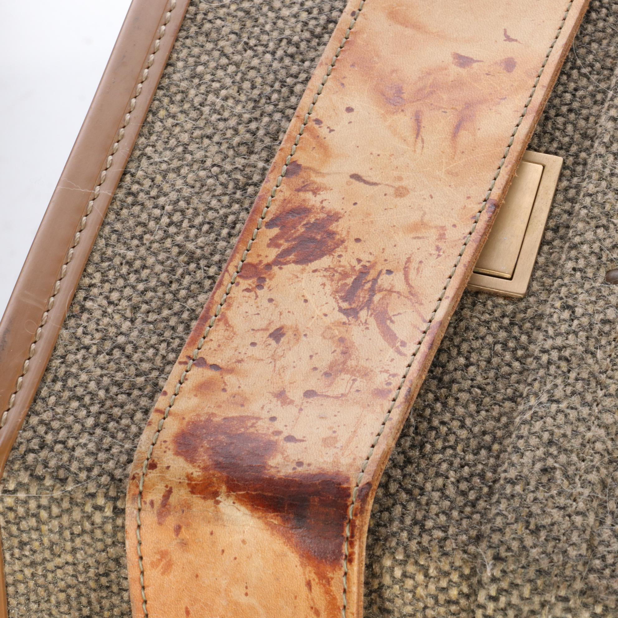 Hartmann Tweed and Leather Suitcases