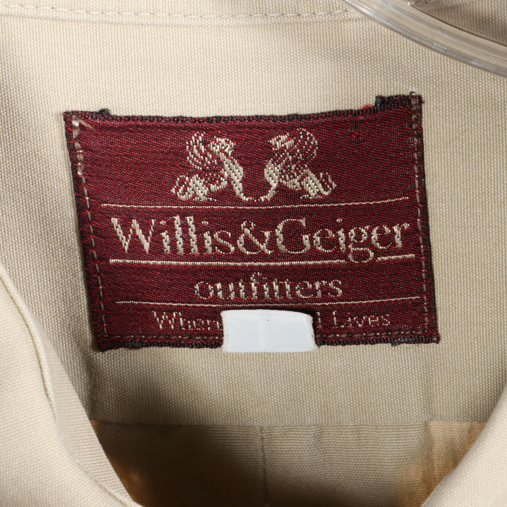 Orvis Goose Down Vest, Willis & Geiger Outfitters Hunting and Outdoor Shirts