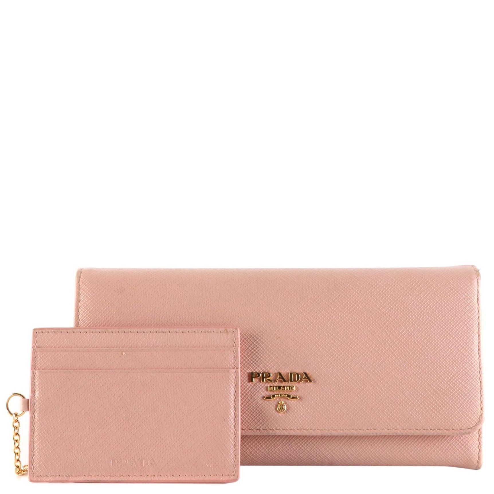 Prada Saffiano Leather Continental Wallet