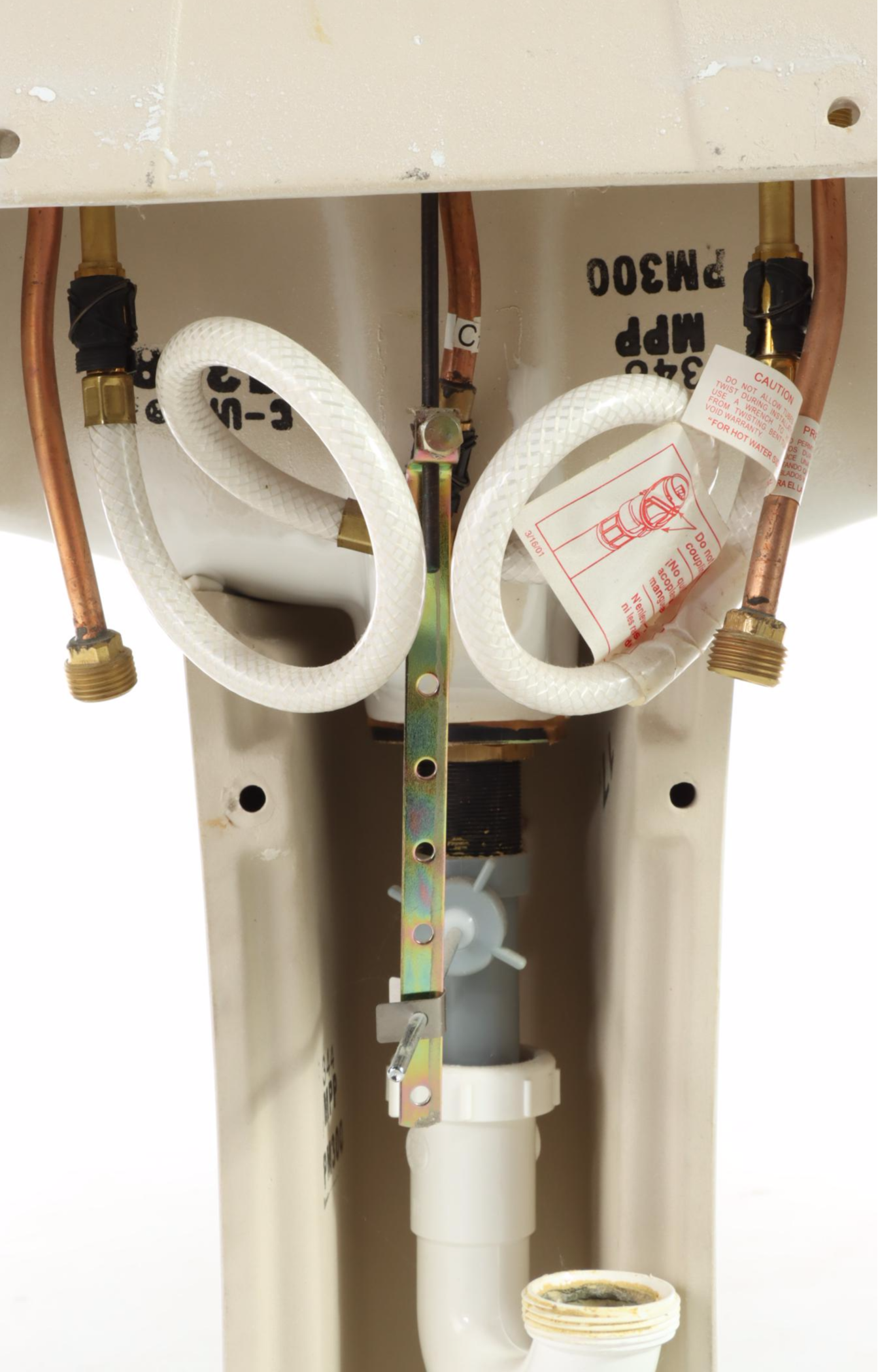 Mansfield Contemporary White Porcelain Pedestal Sink With Faucet