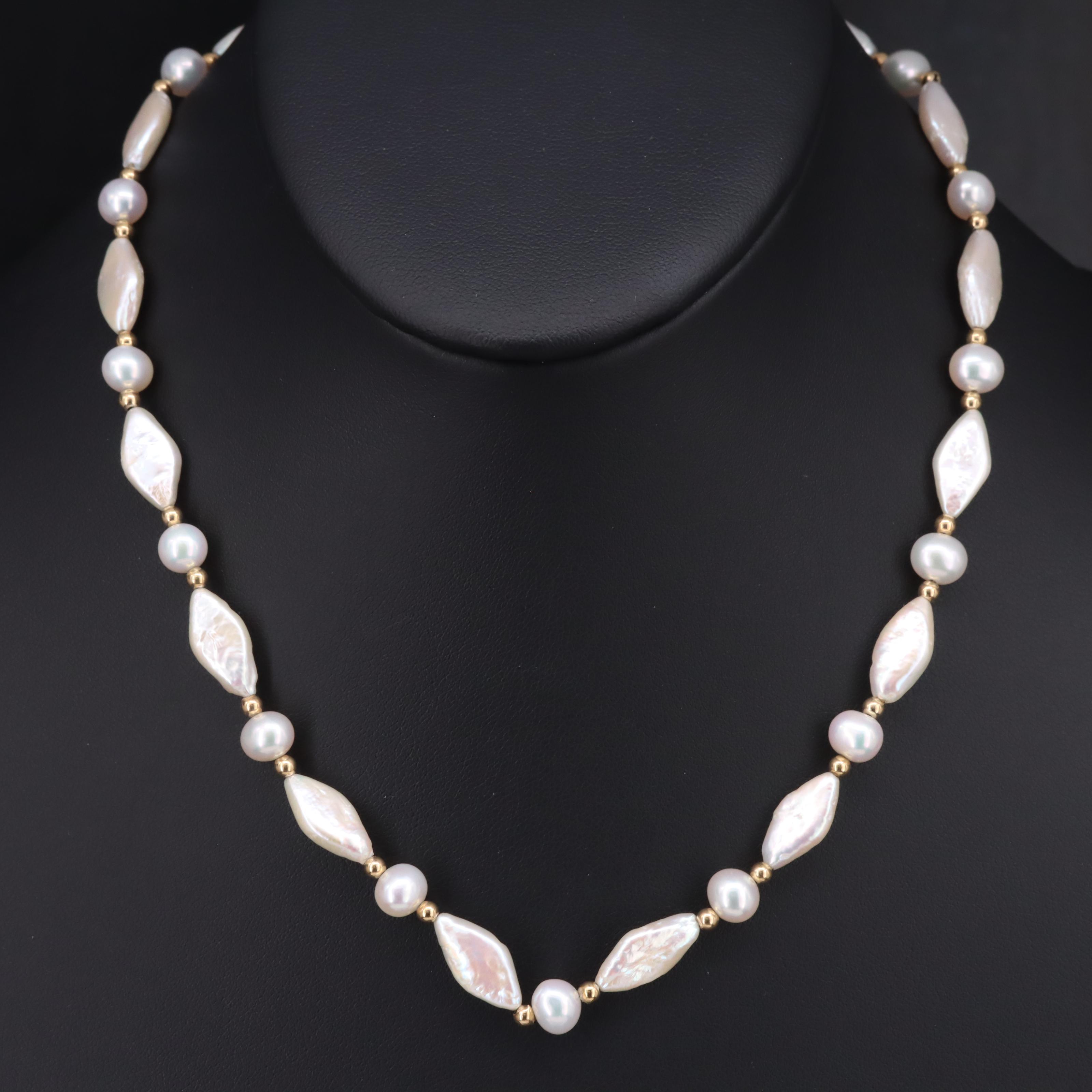 14K Pearl Necklace