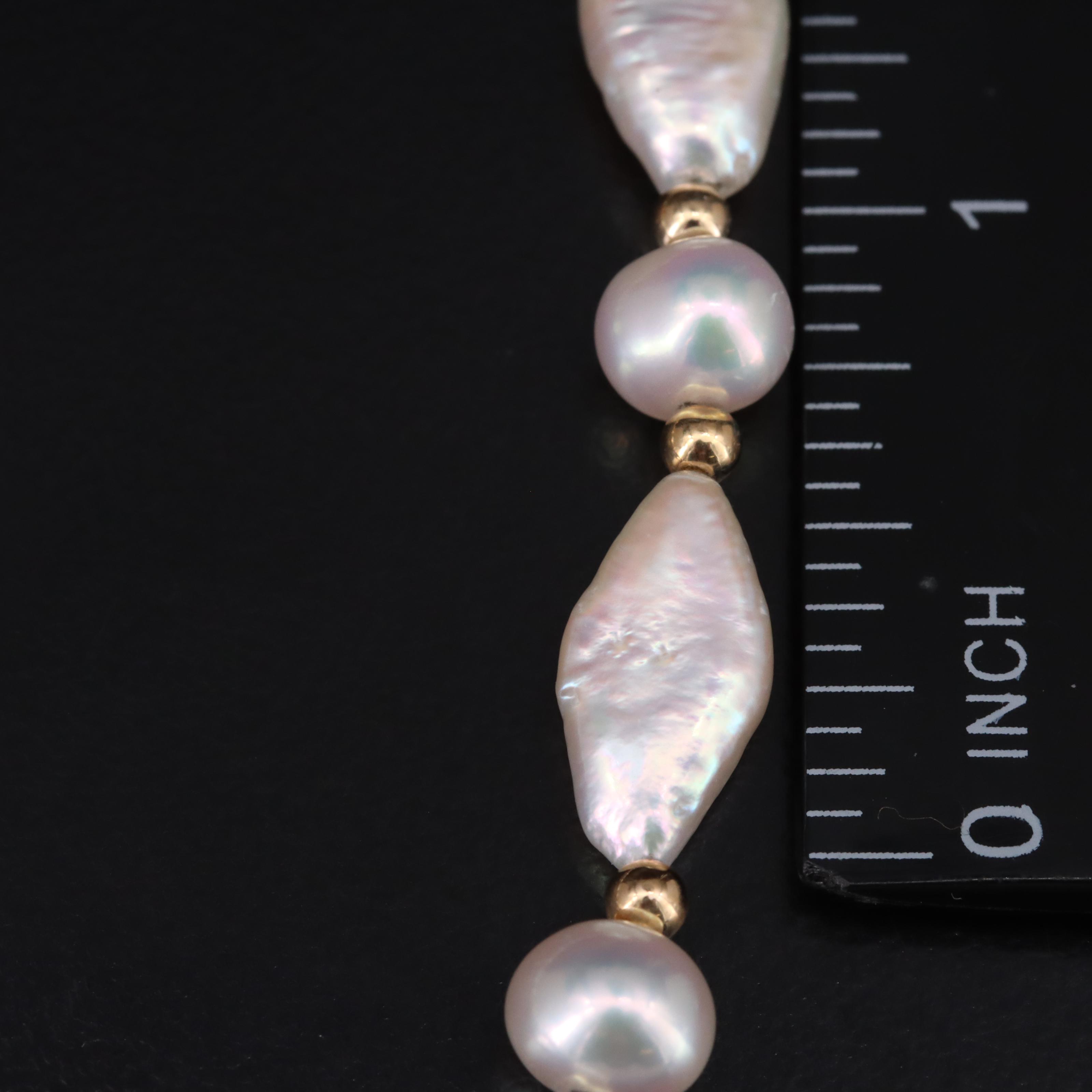 14K Pearl Necklace