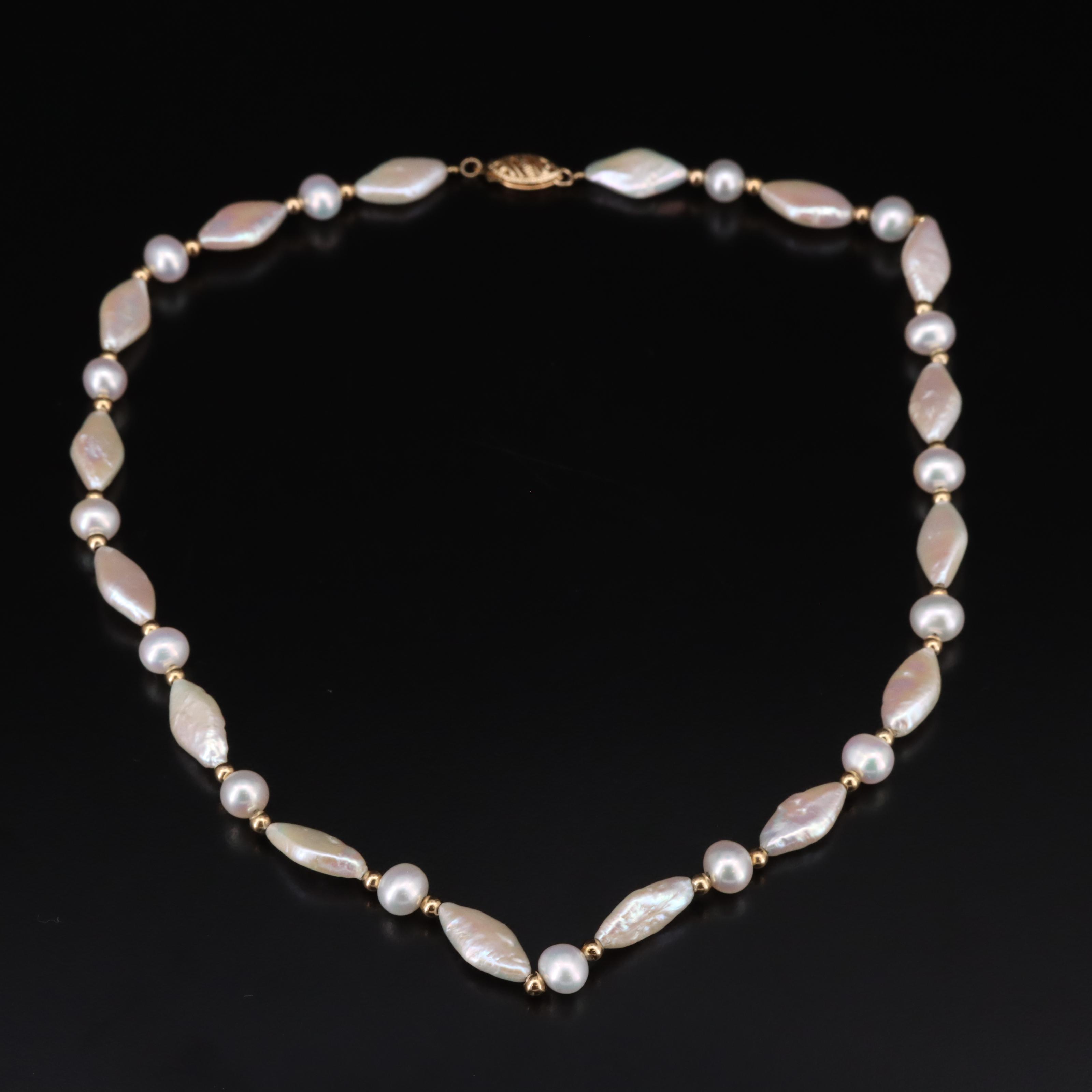 14K Pearl Necklace
