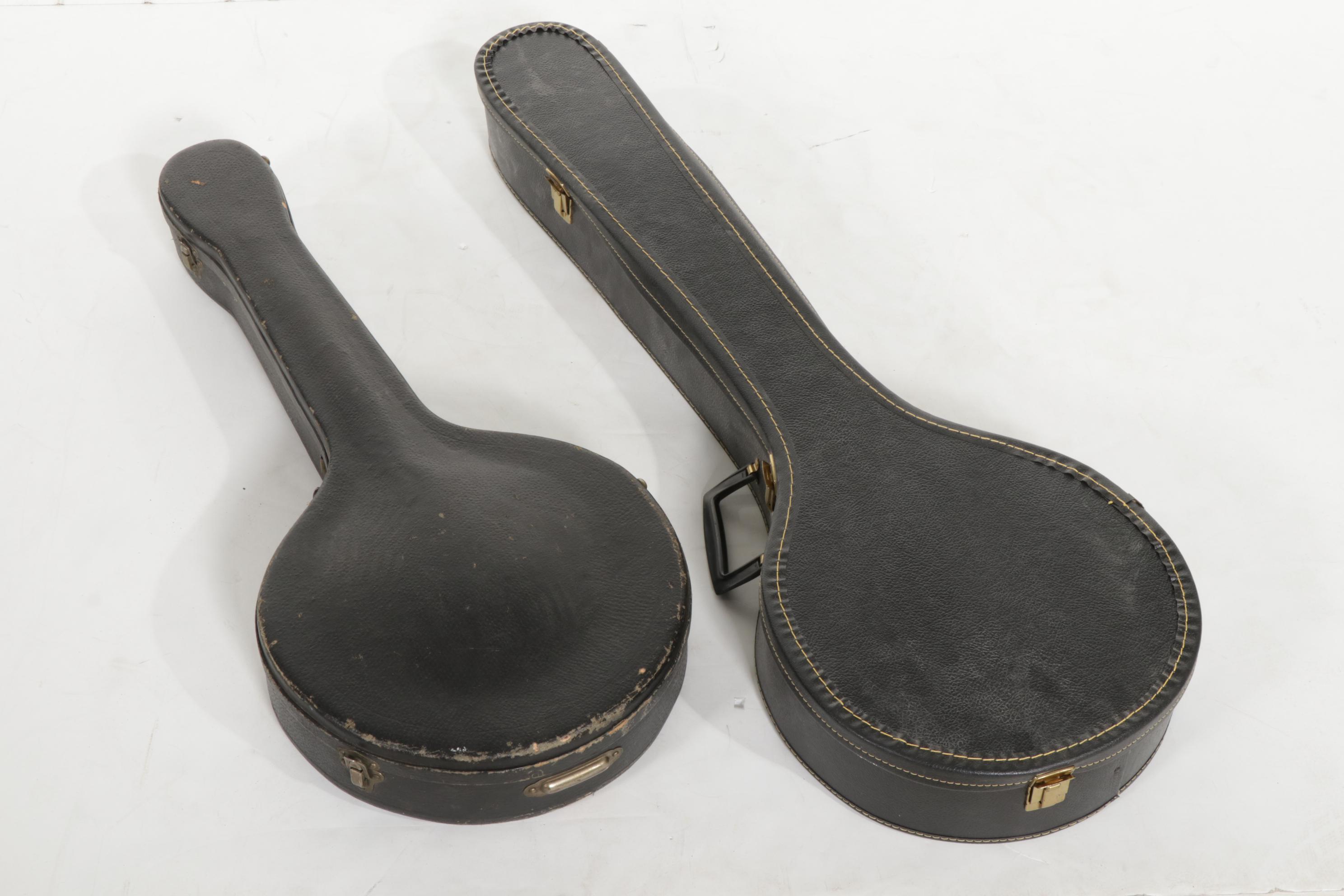 Vega Four String Tenor Banjo and Five-String Open Back Banjo