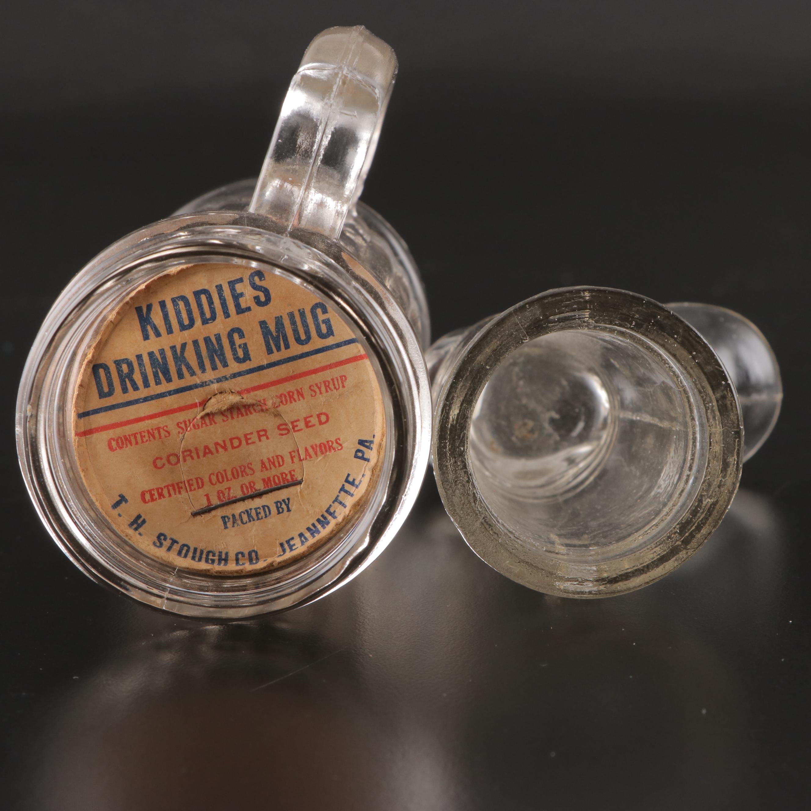 T. H. Stough, J. H. Millstein and Other Glass Candy Containers