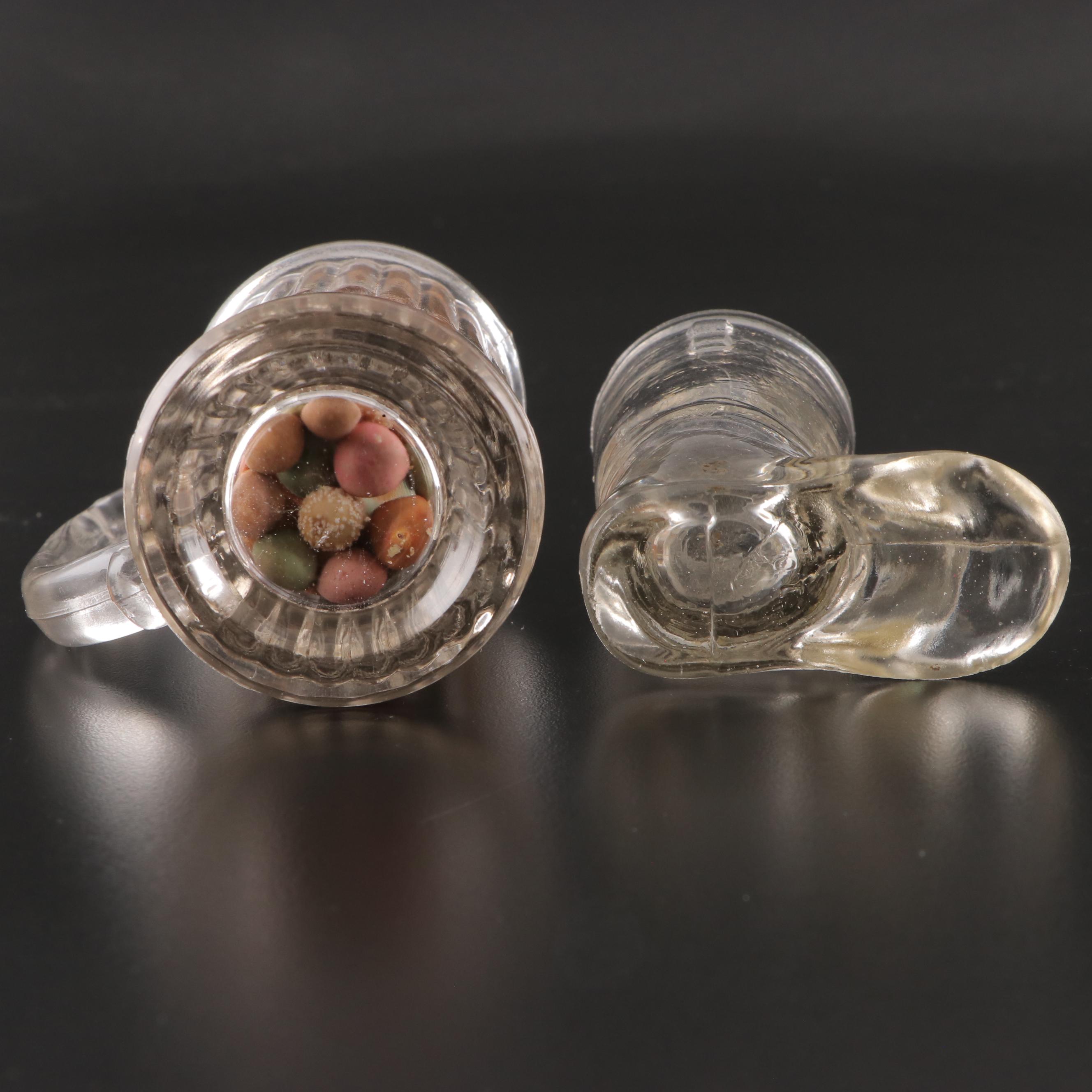 T. H. Stough, J. H. Millstein and Other Glass Candy Containers