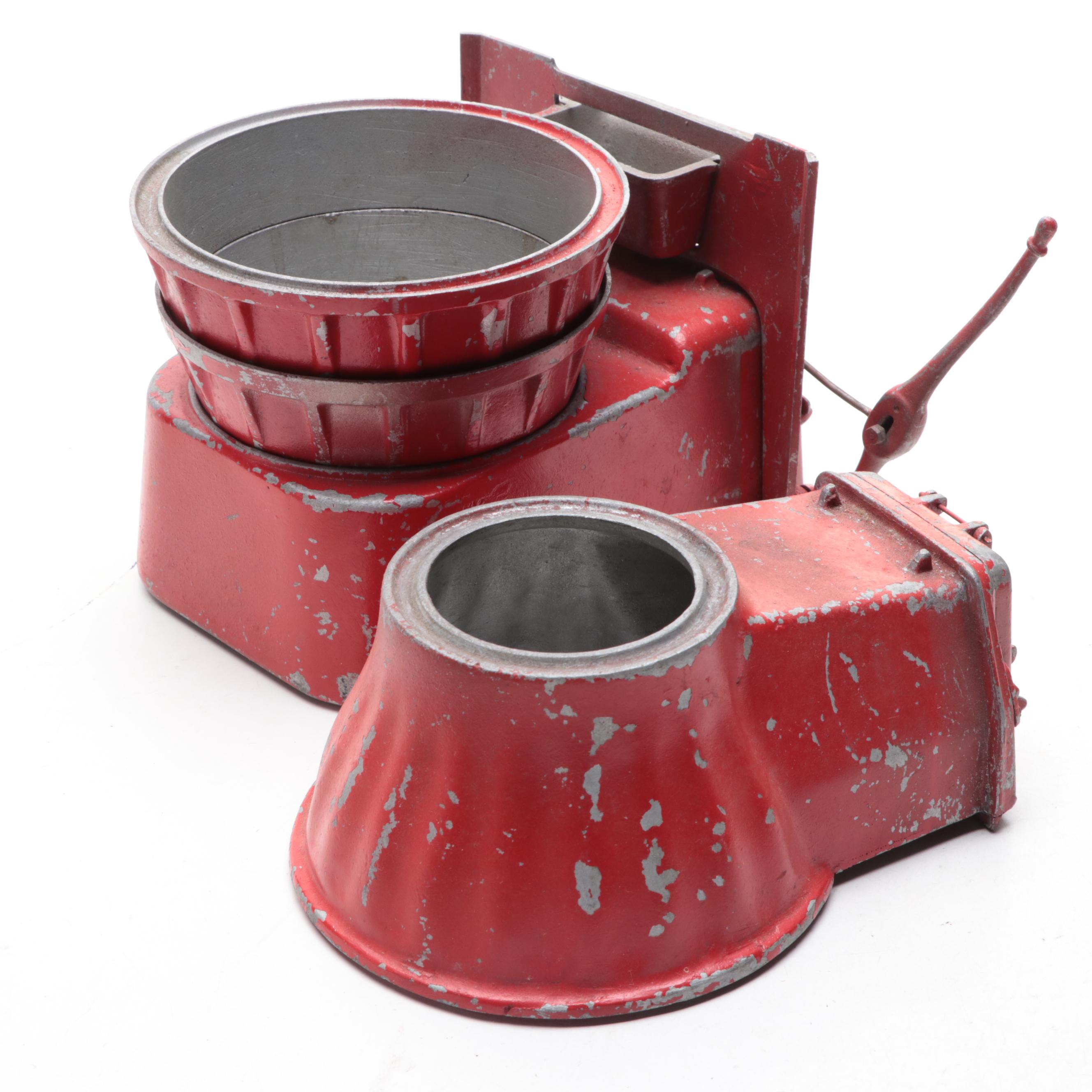 Moncrief Red Salesman Sample Boiler Furnace with Case, Early 20th Century