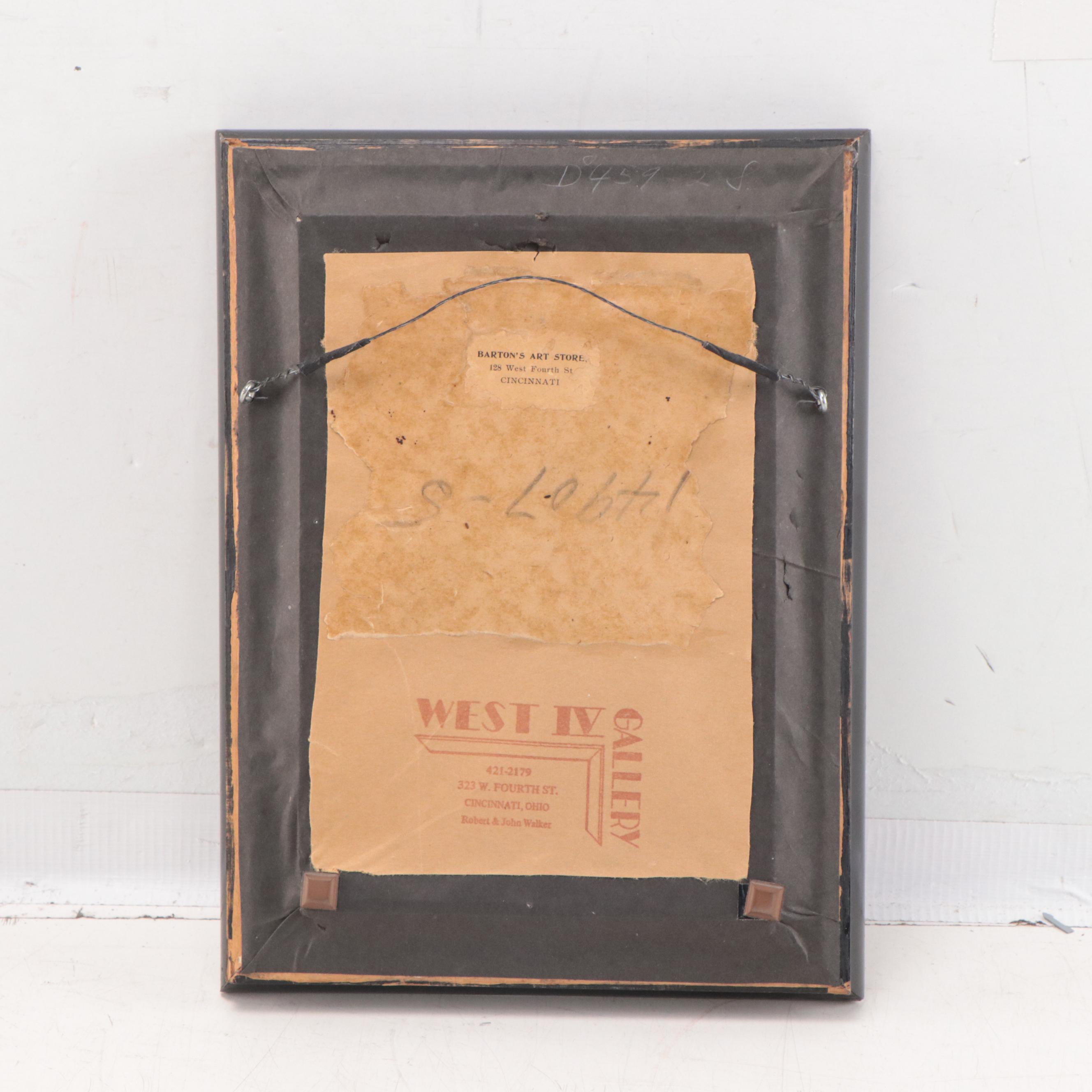 Offset Lithograph After Henry Farny "Game Ahead," Late 20th Century