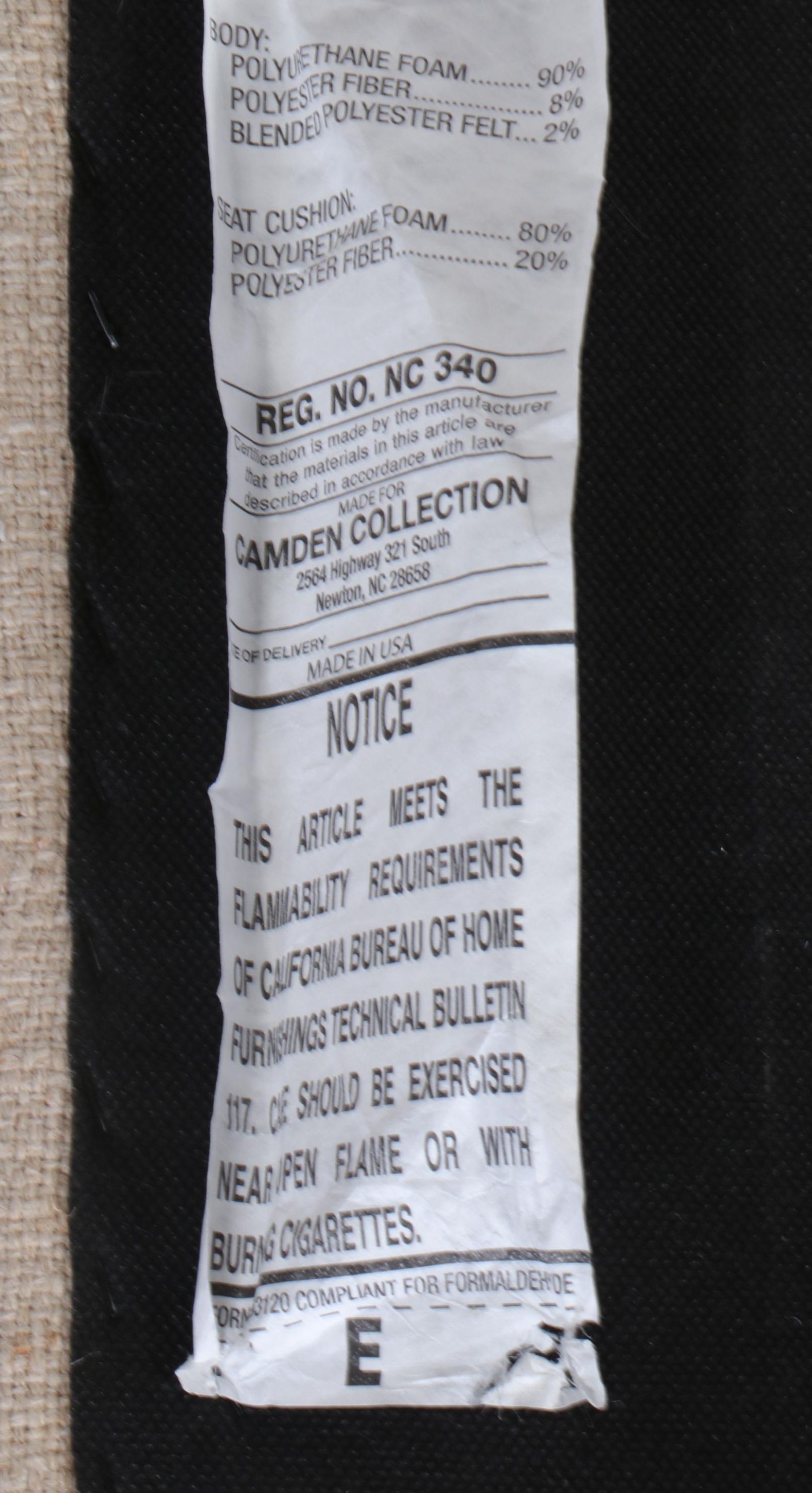 Arhaus Furniture "Audrey" Button-Tufted and Contoured Chaise Lounge