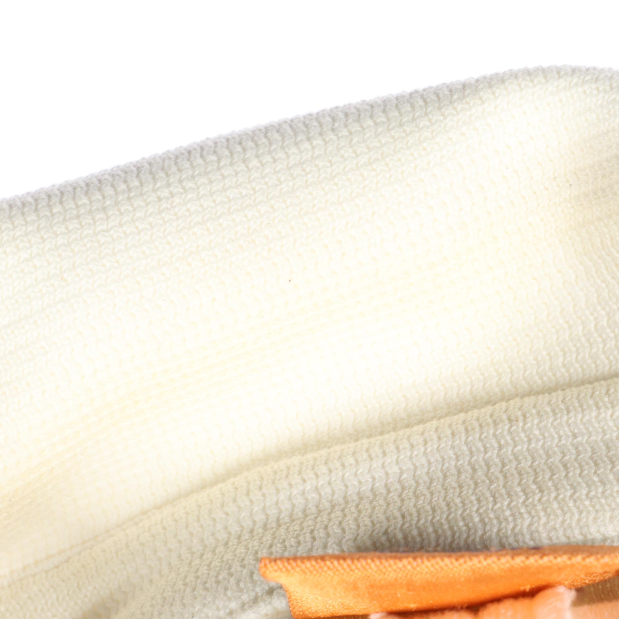 Tory Burch Double-Breasted Short Trench Coat in Double Knit with Leather Trim