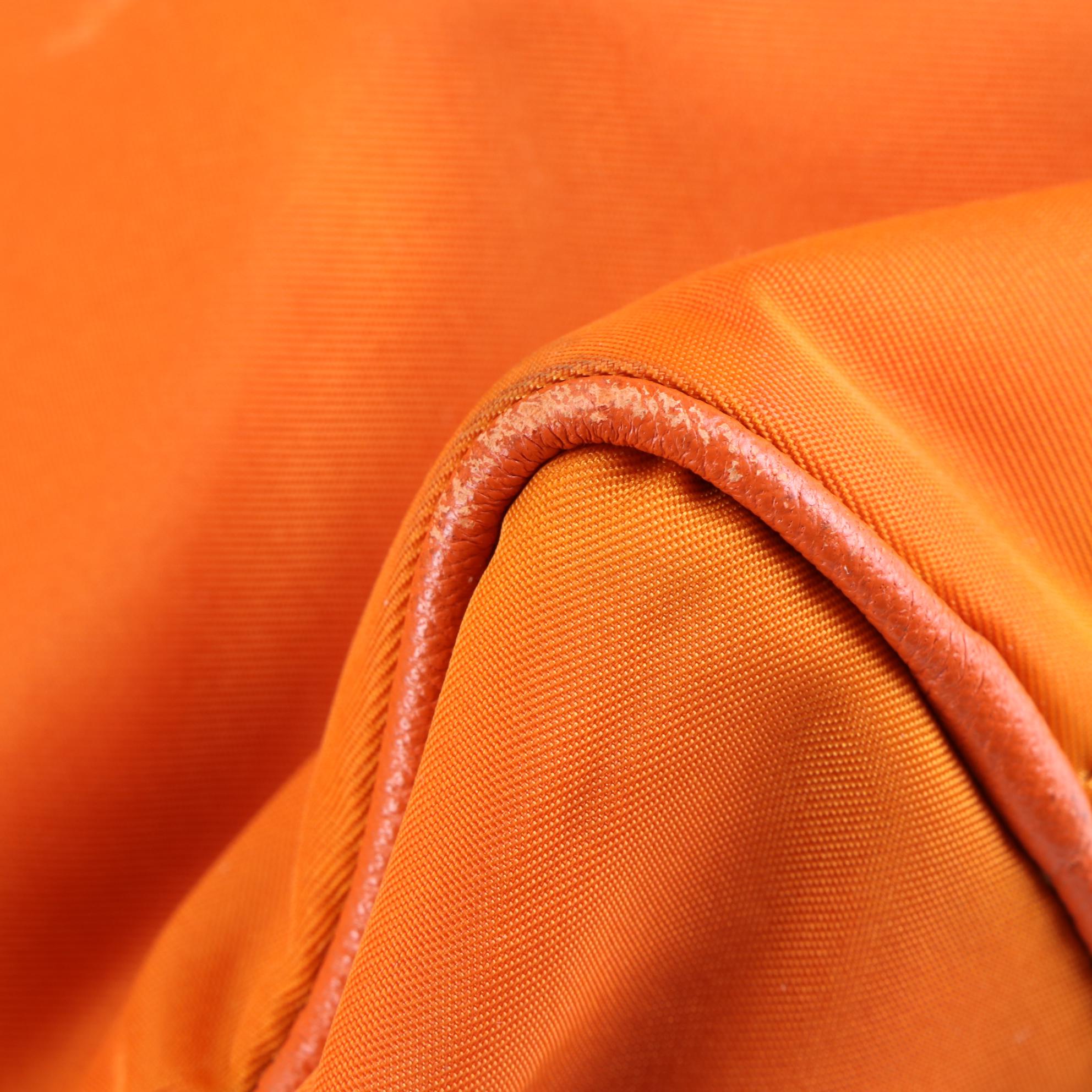 Prada Tessuto Nylon and Leather Baguette