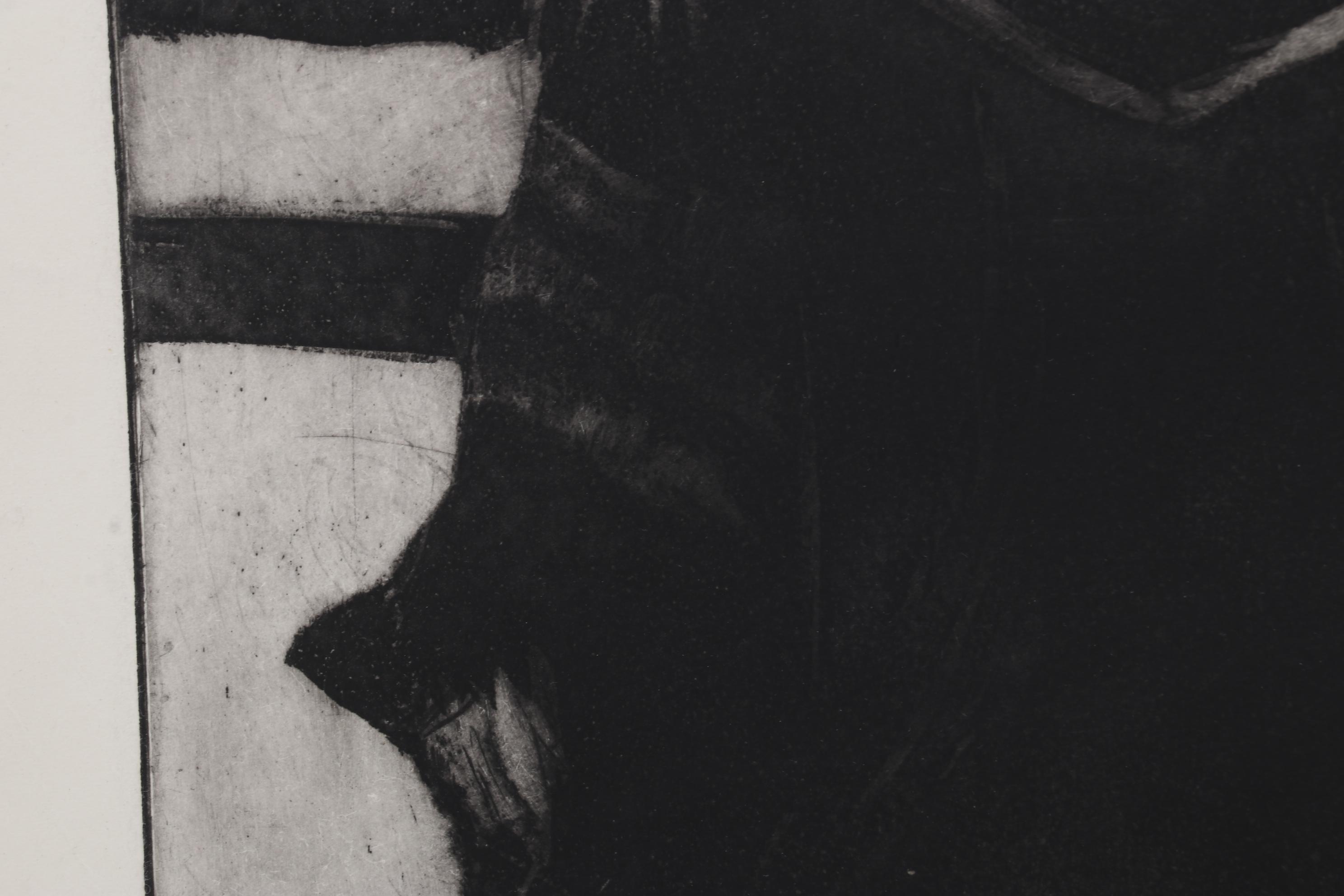 Sidney Chafetz Etching With Aquatint "To the Barricades," Circa 1968