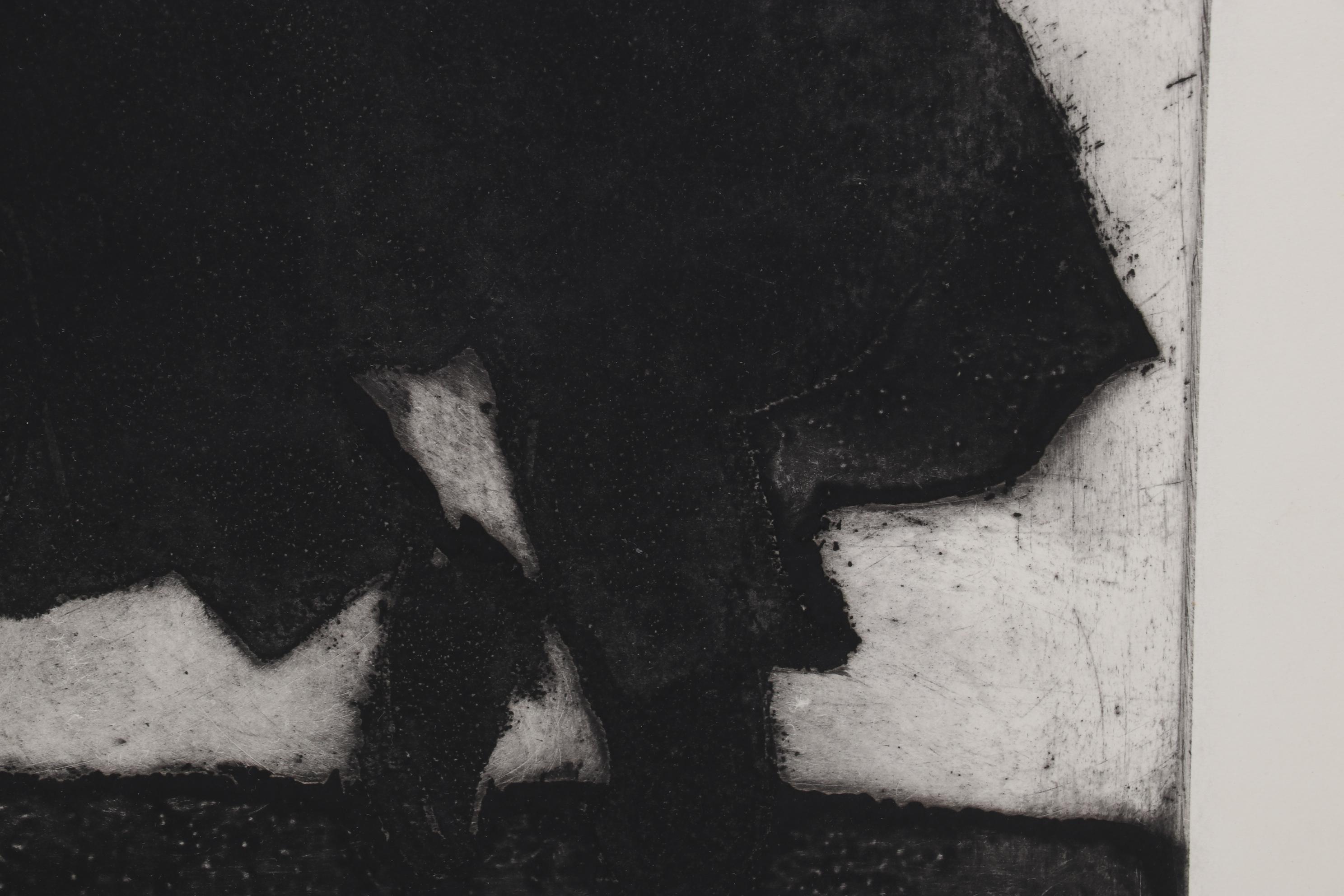 Sidney Chafetz Etching With Aquatint "To the Barricades," Circa 1968