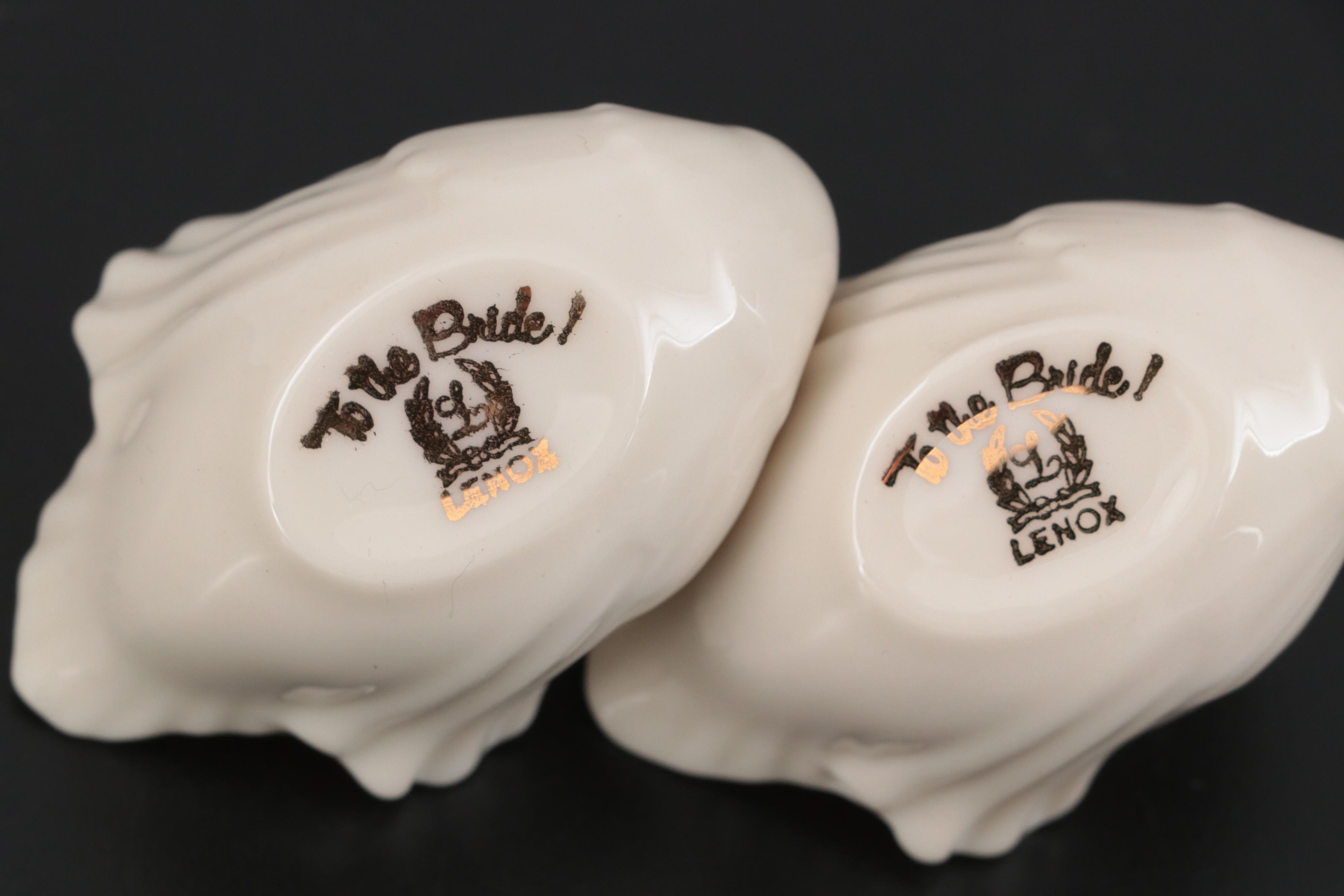 Lenox Bone China Vases and Figurines, Mid to Late 20th Century