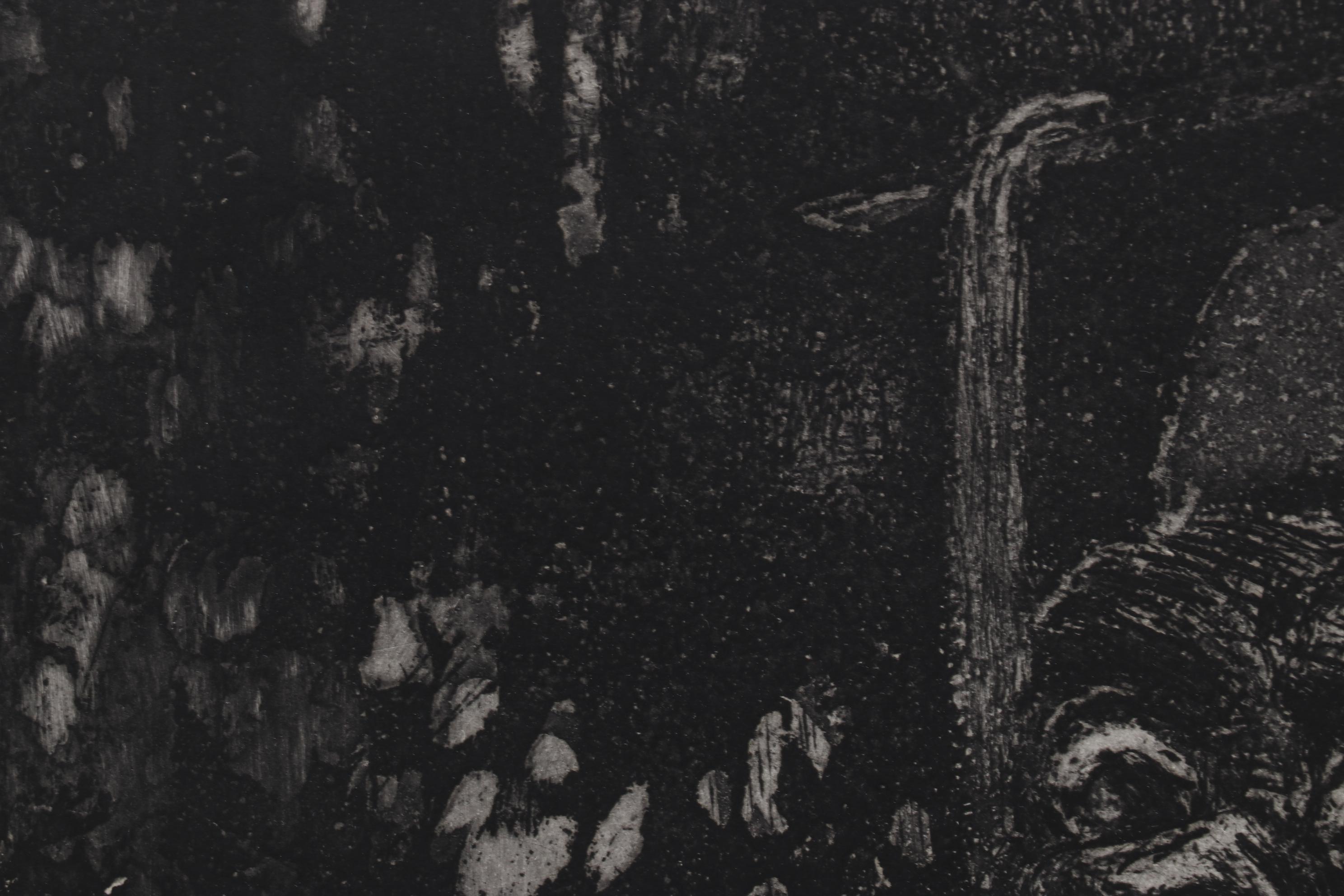 Sidney Chafetz Etching "Macebearer," 1970