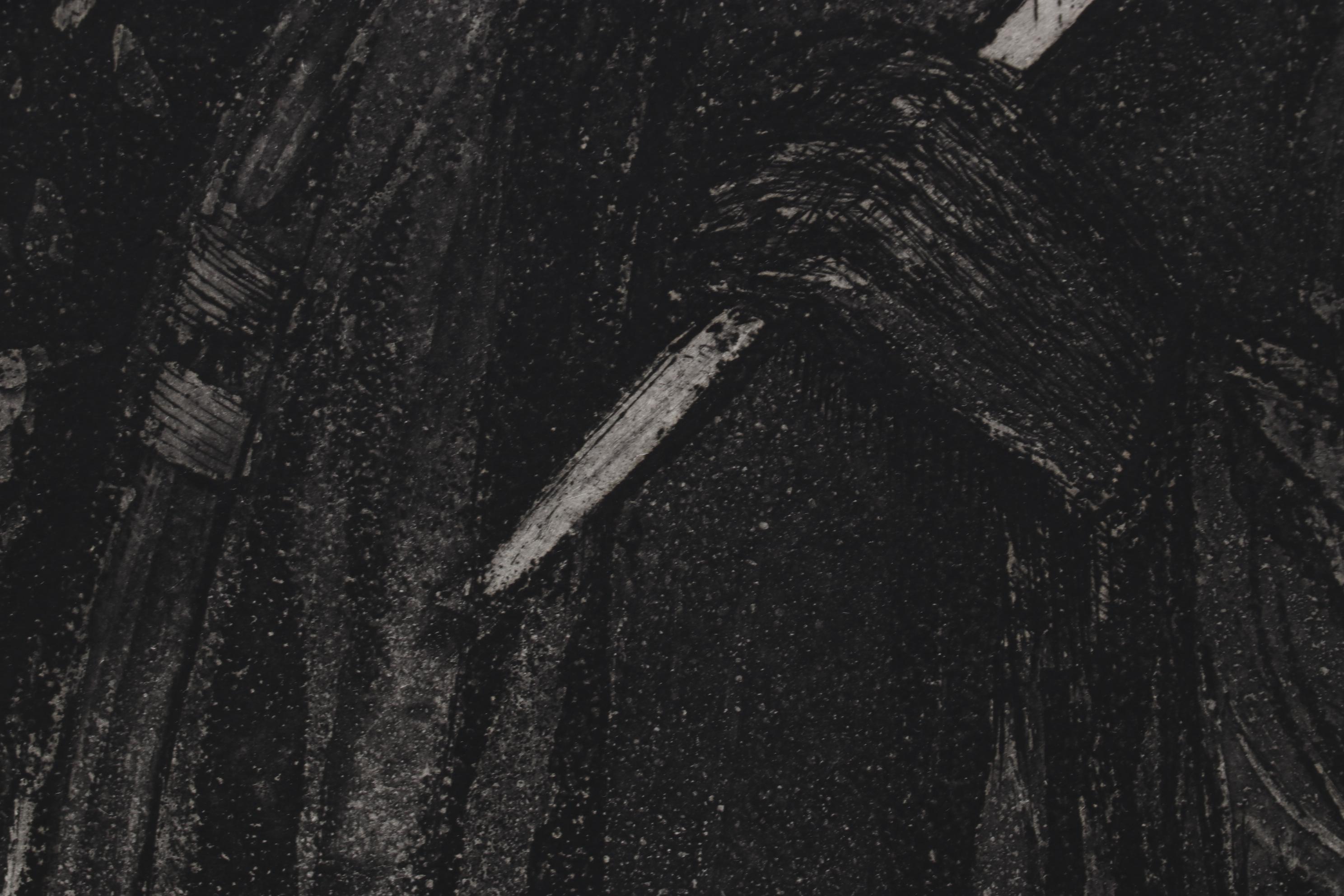 Sidney Chafetz Etching "Macebearer," 1970